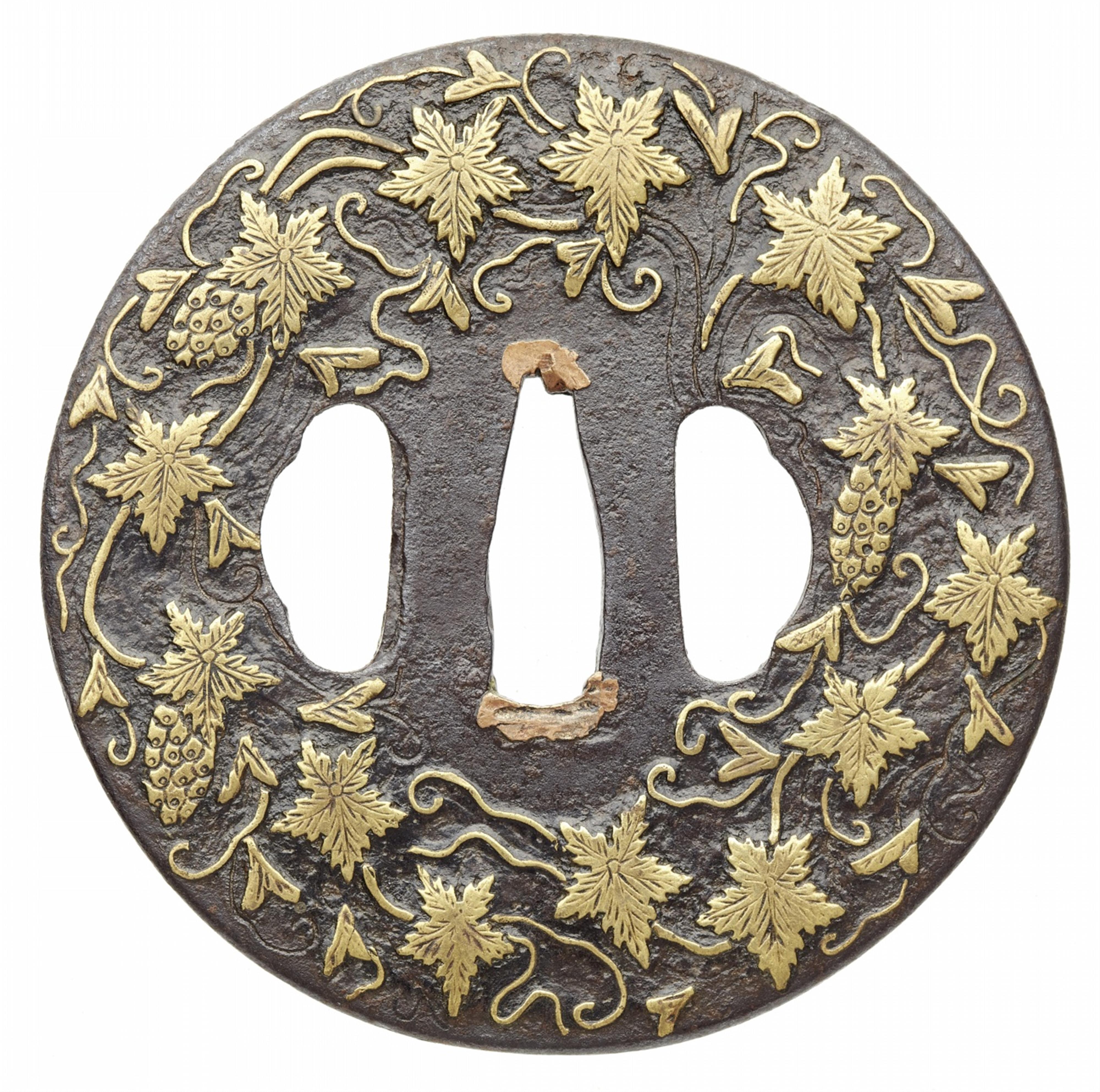 Tsuba. Heianjo-Arbeit. Eisen. 17./18. Jh. - image-1