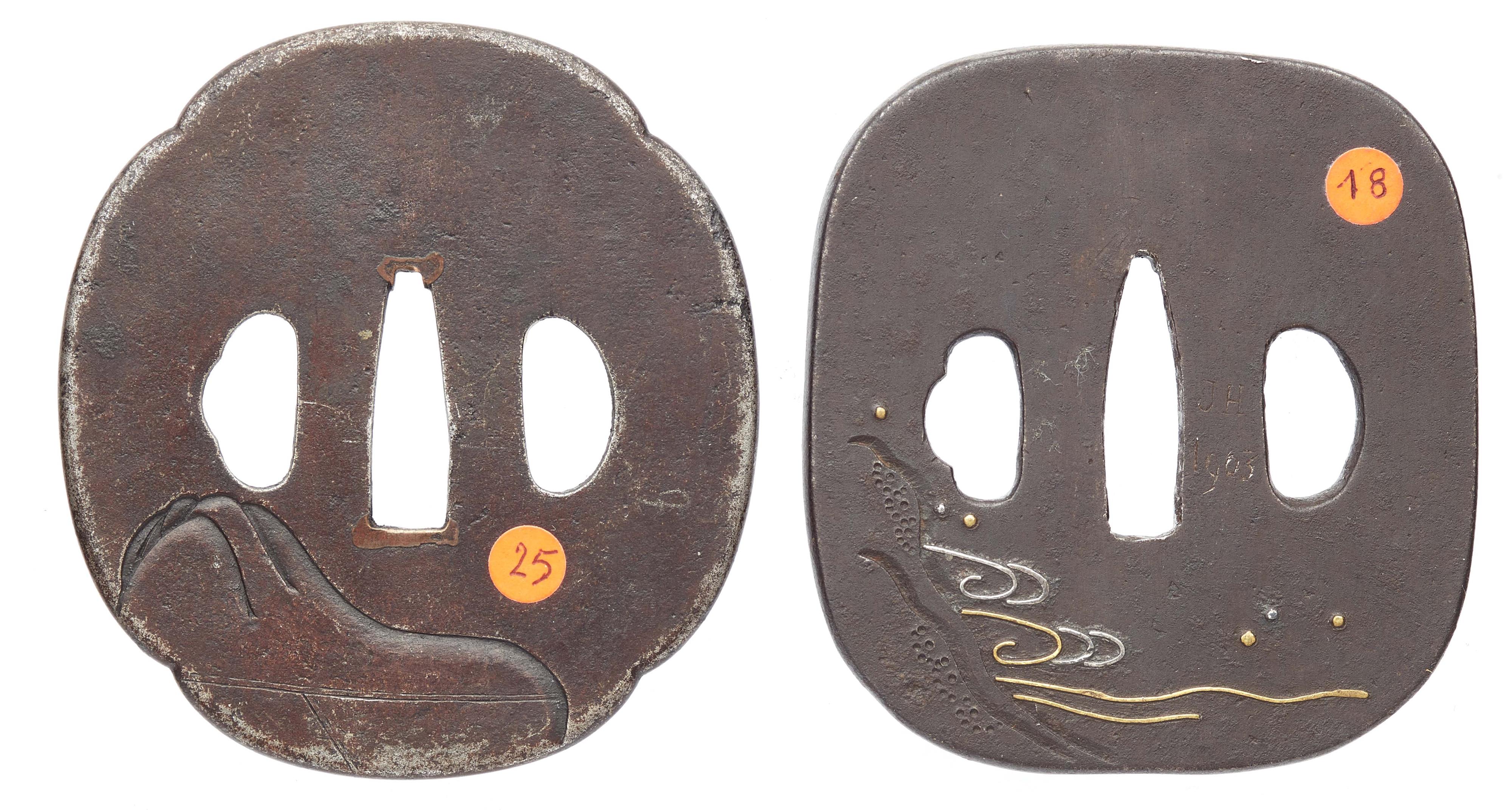 Zwei tsuba. Eisen. 19. Jh. - image-2