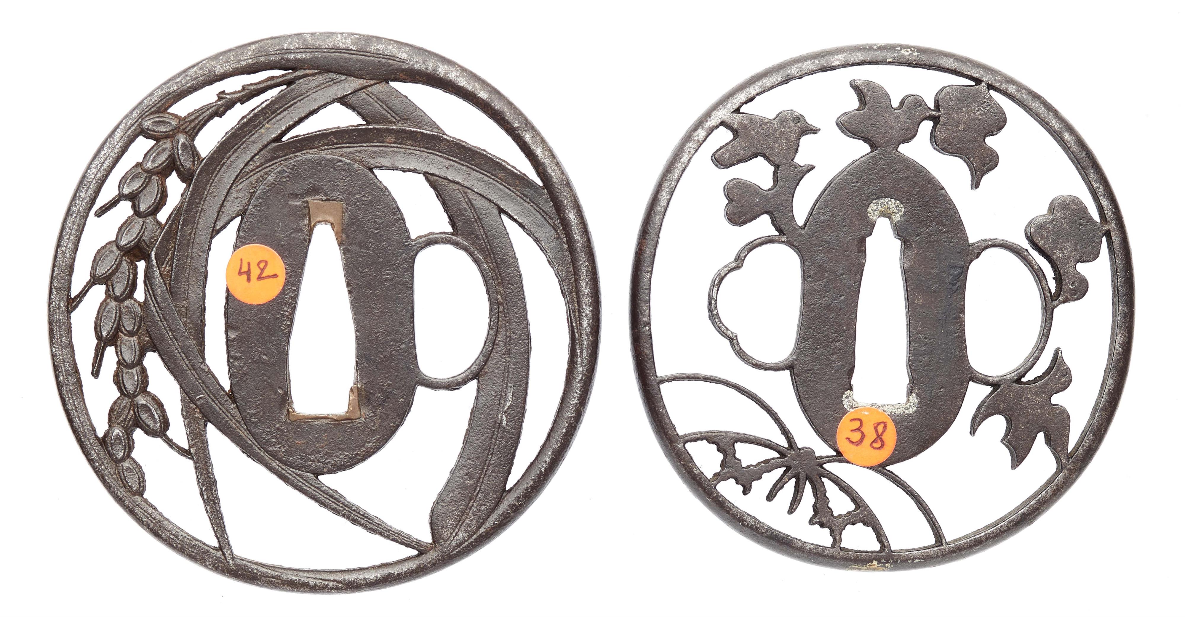 Zwei tsuba. Eisen. 18. Jh. - image-2