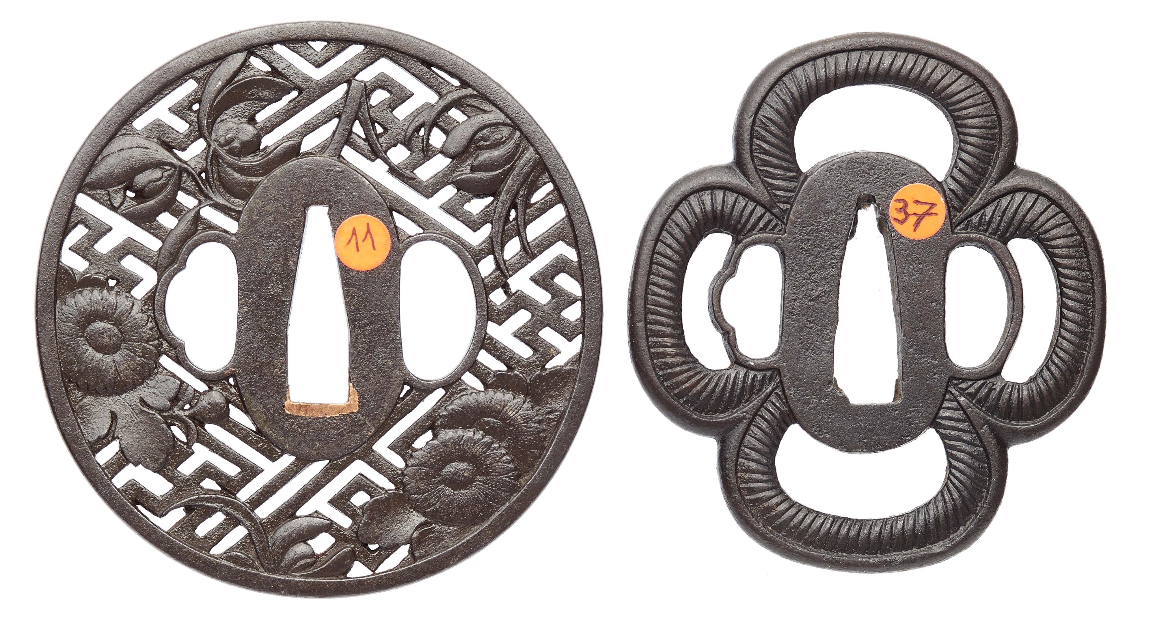 Zwei tsuba. Eisen. 18./19. Jh. - image-2