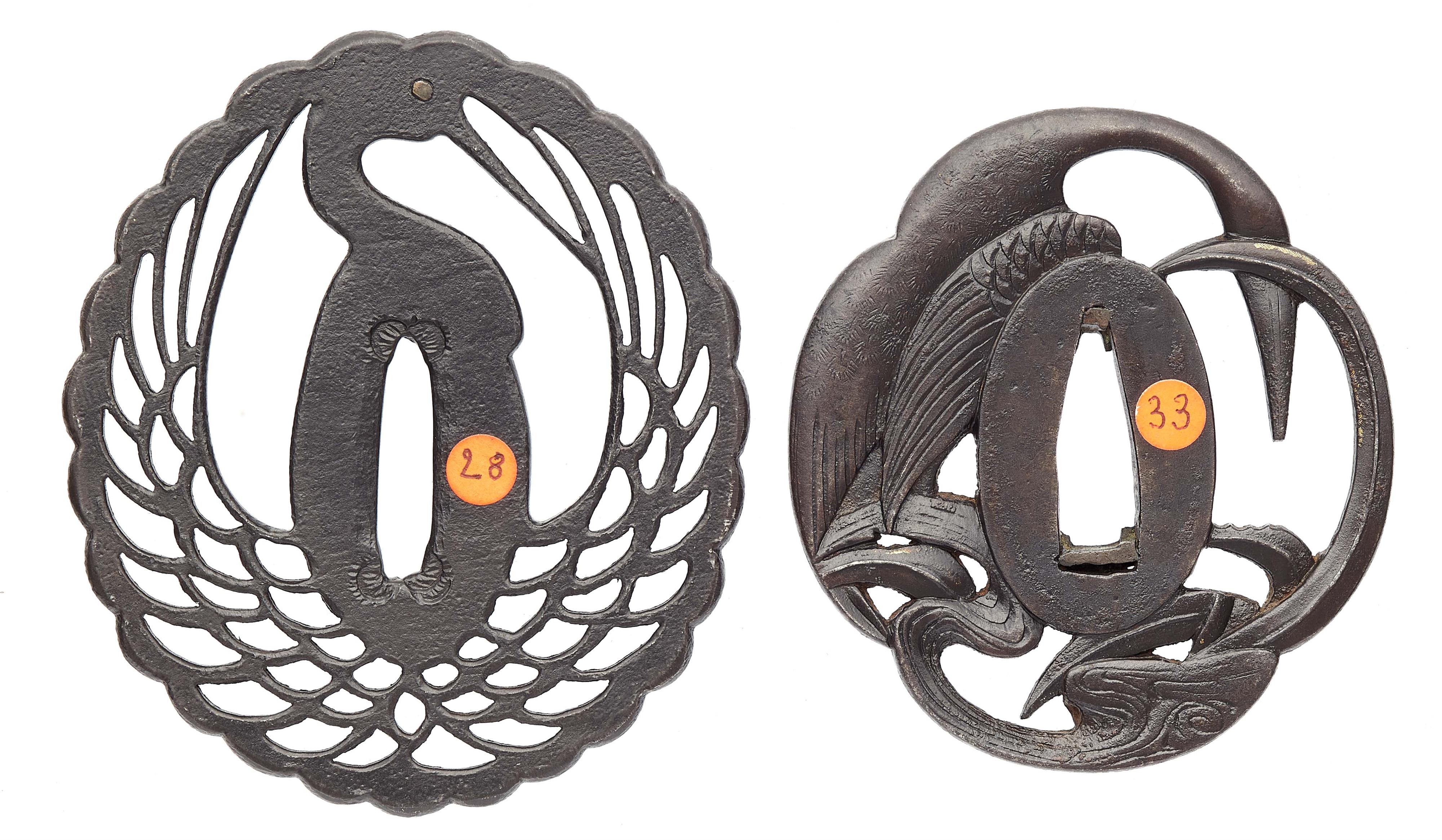 Zwei tsuba. Eisen. 18./19. Jh. - image-2