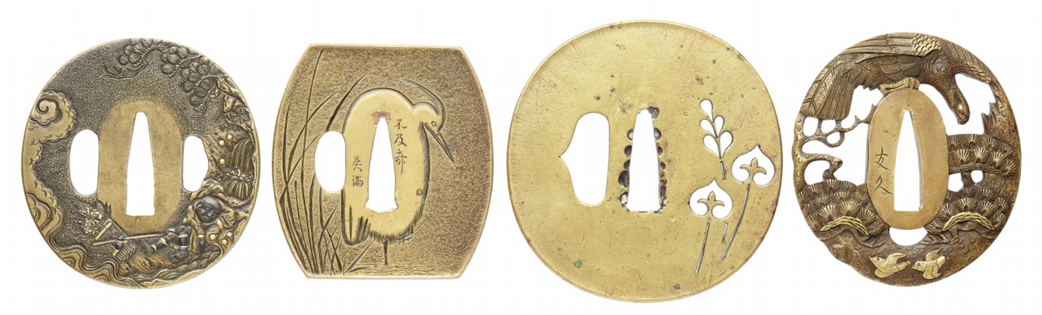 Four sentoku tsuba. 19th century - image-1