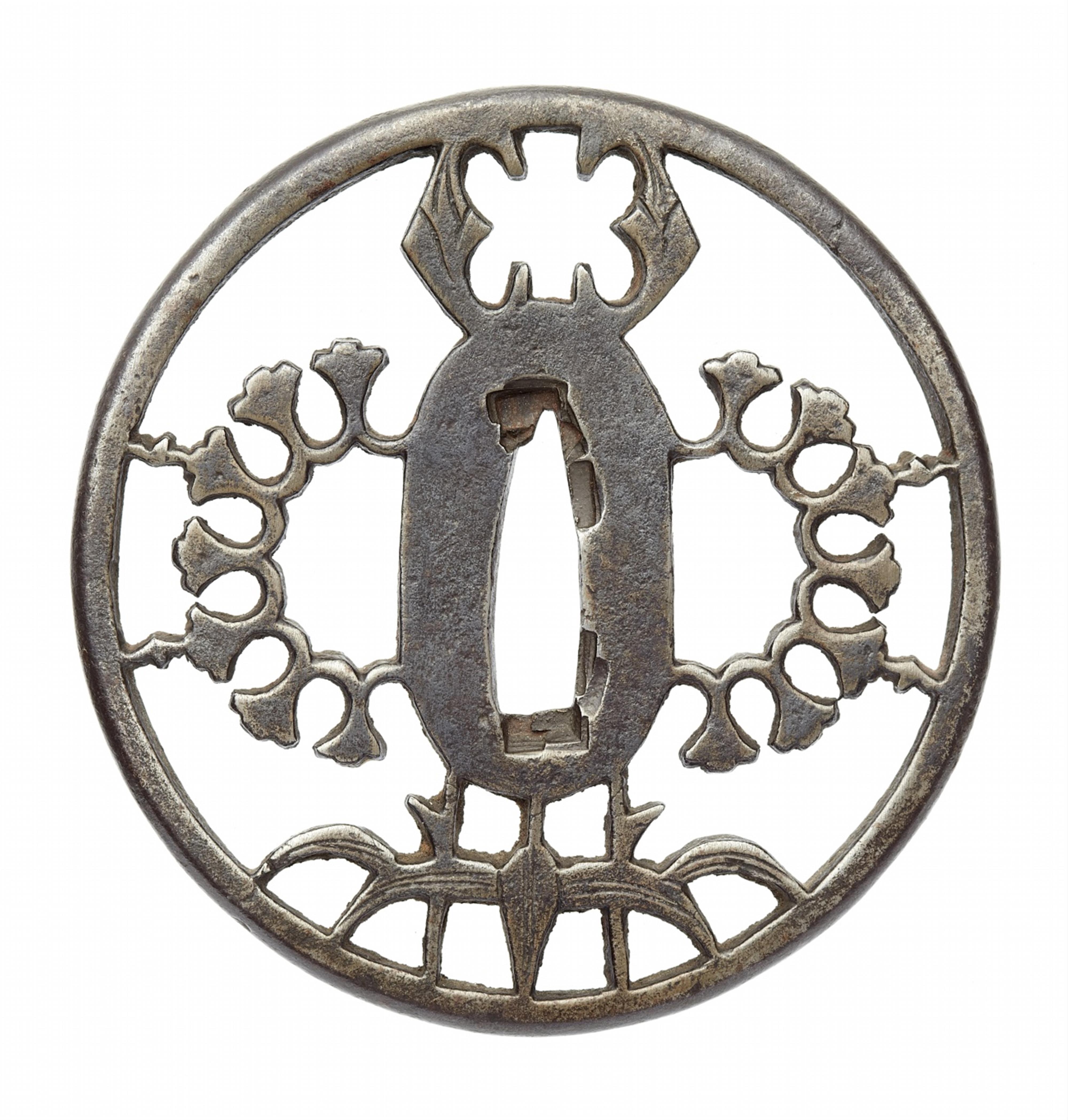 Tsuba Eisen. 18. Jh. - image-1