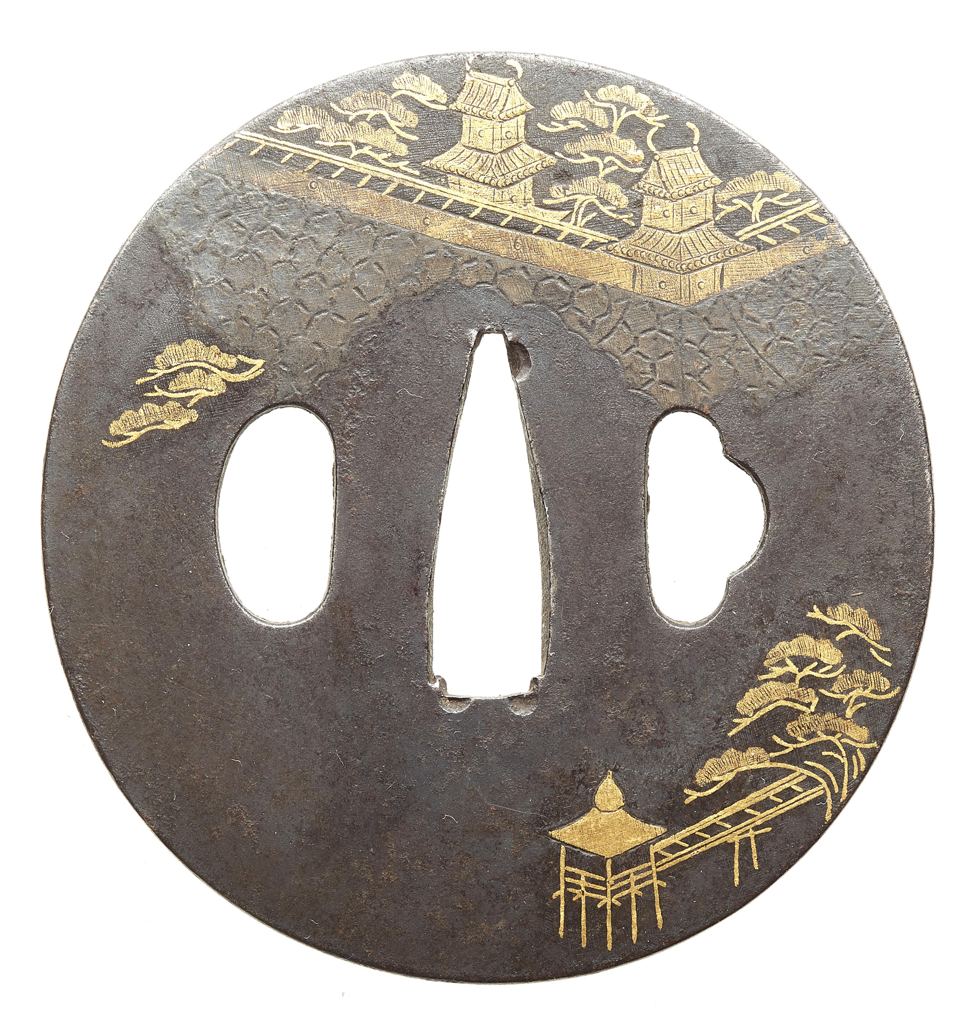 Vier tsuba. Eisen. 19. Jh. - image-2