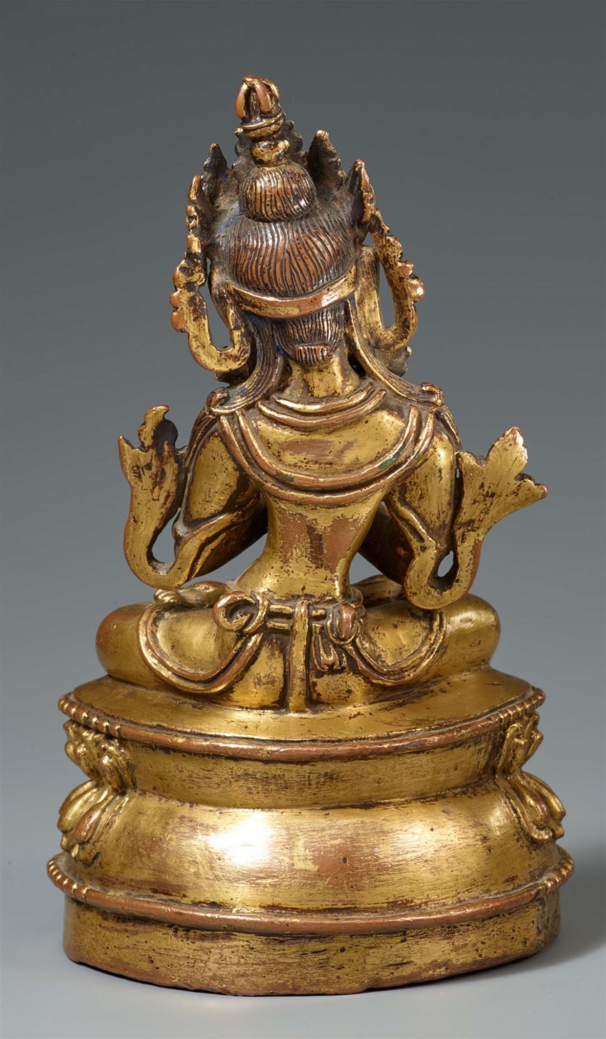 Vajradhara. Feuervergoldete Bronze. Tibet. 17./18. Jh. - image-4