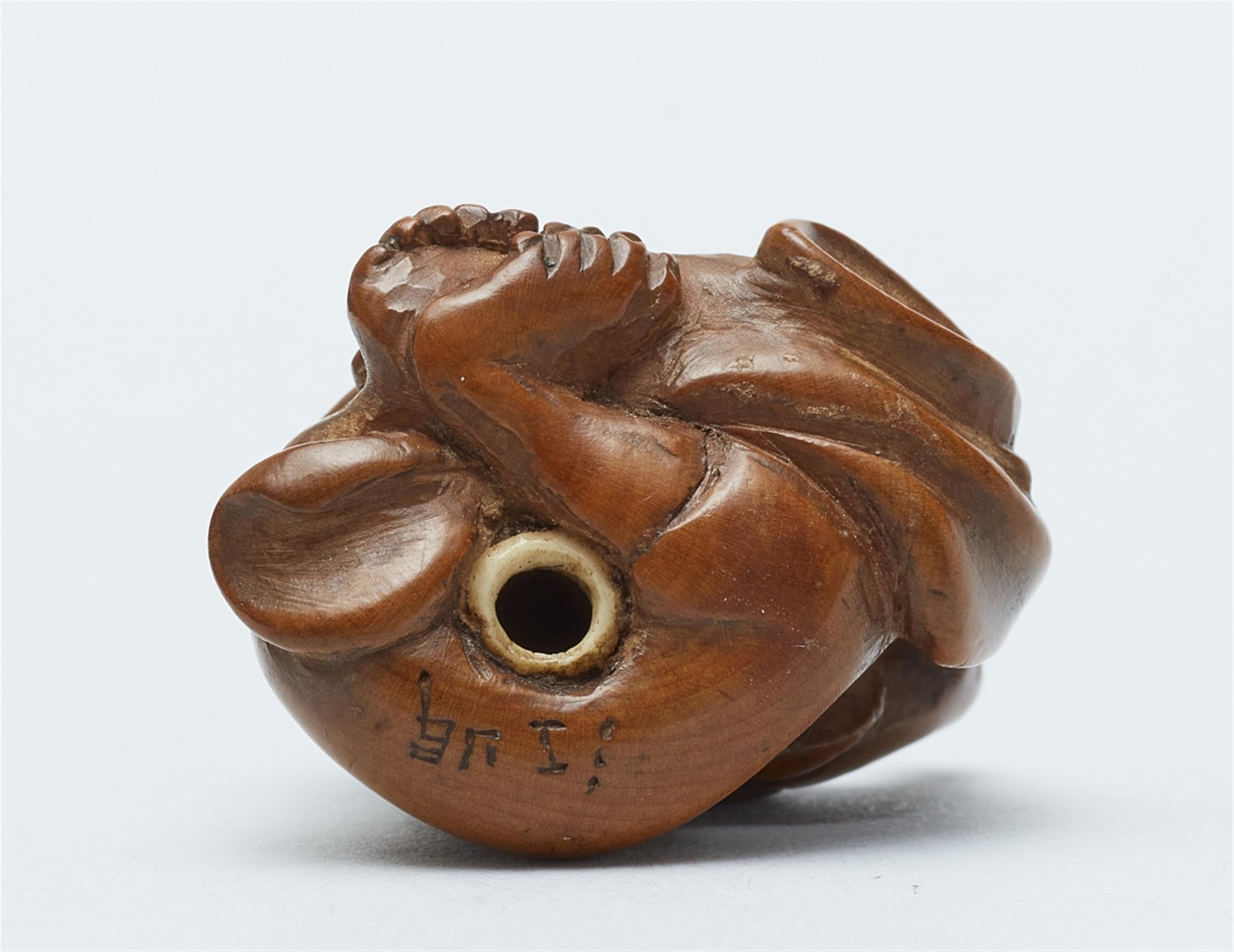 A boxwood netsuke of Yojo. 19th century - image-5