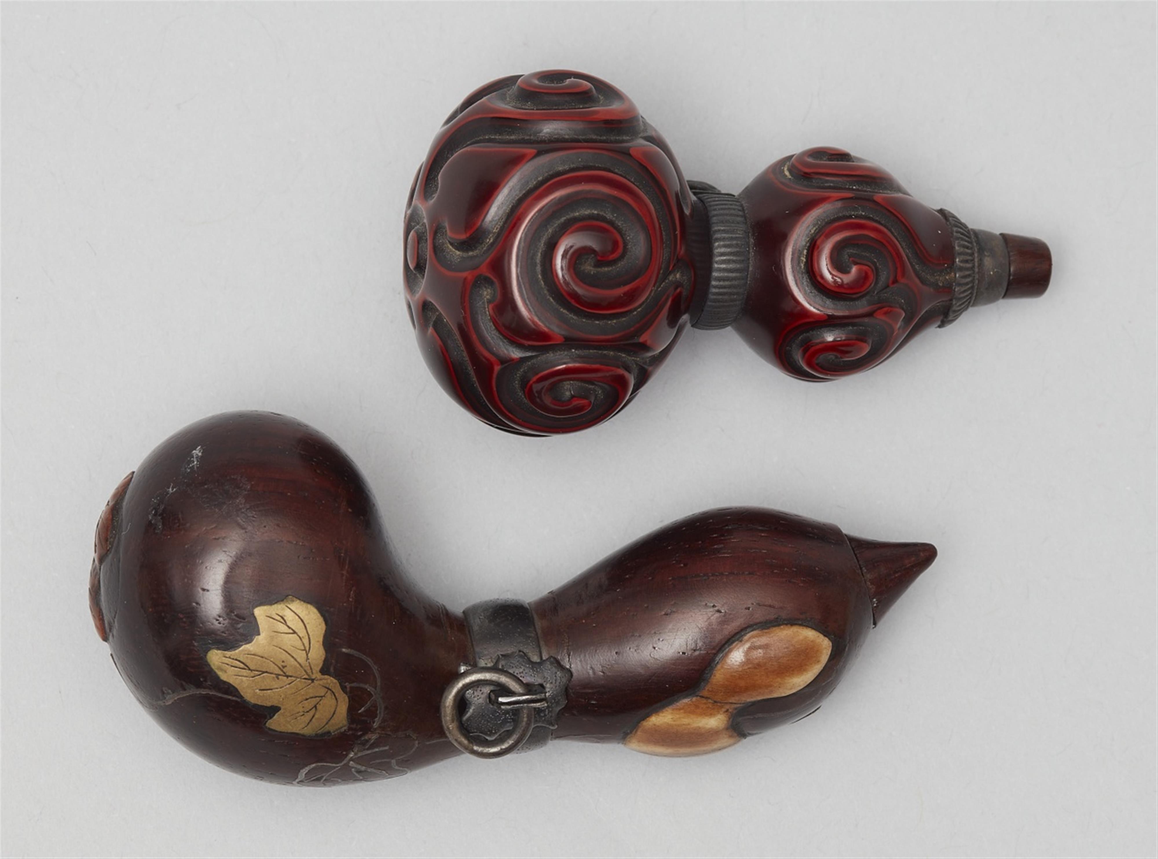 Two double gourd-shaped netsuke. 19th century - image-2