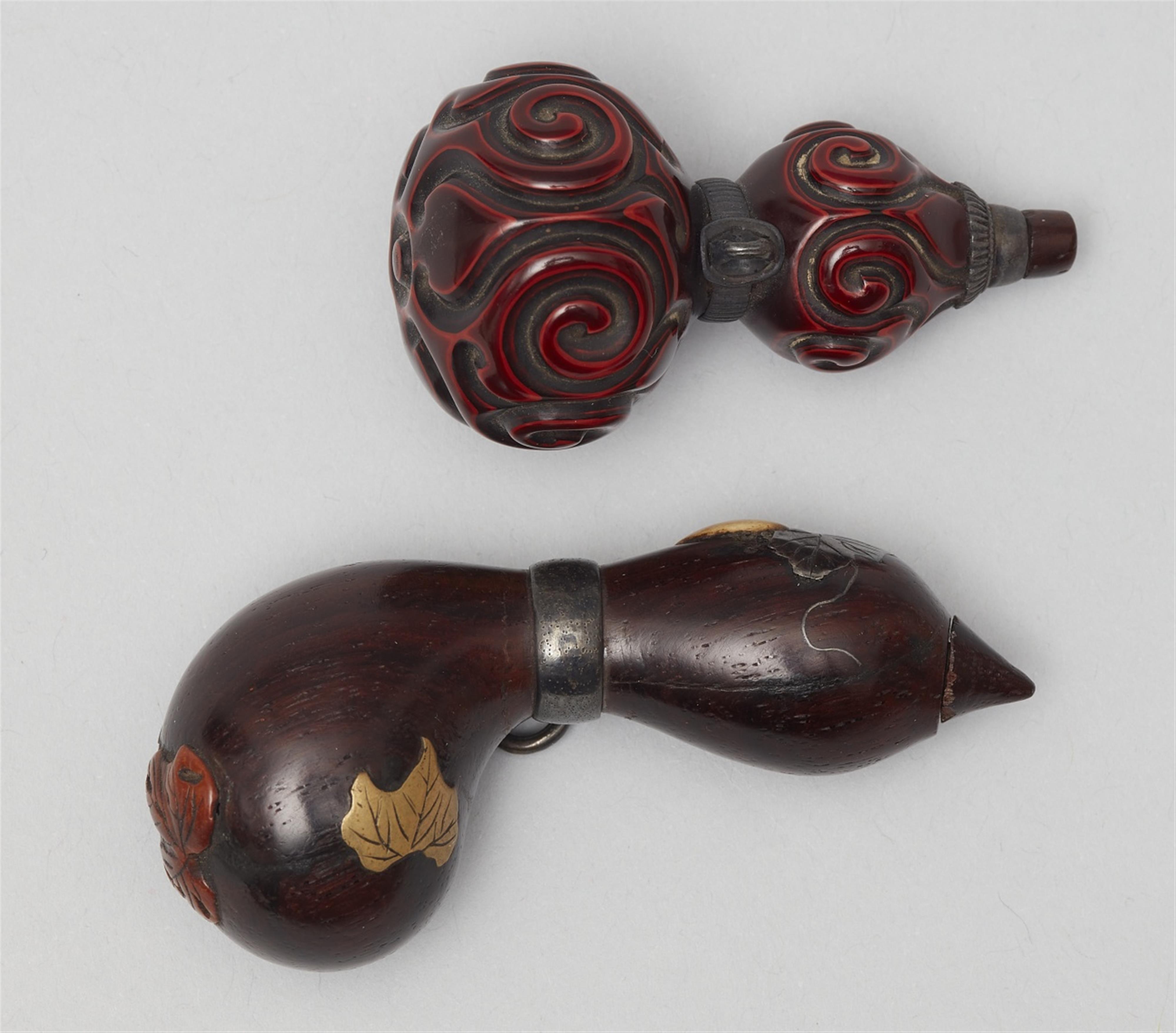 Two double gourd-shaped netsuke. 19th century - image-3