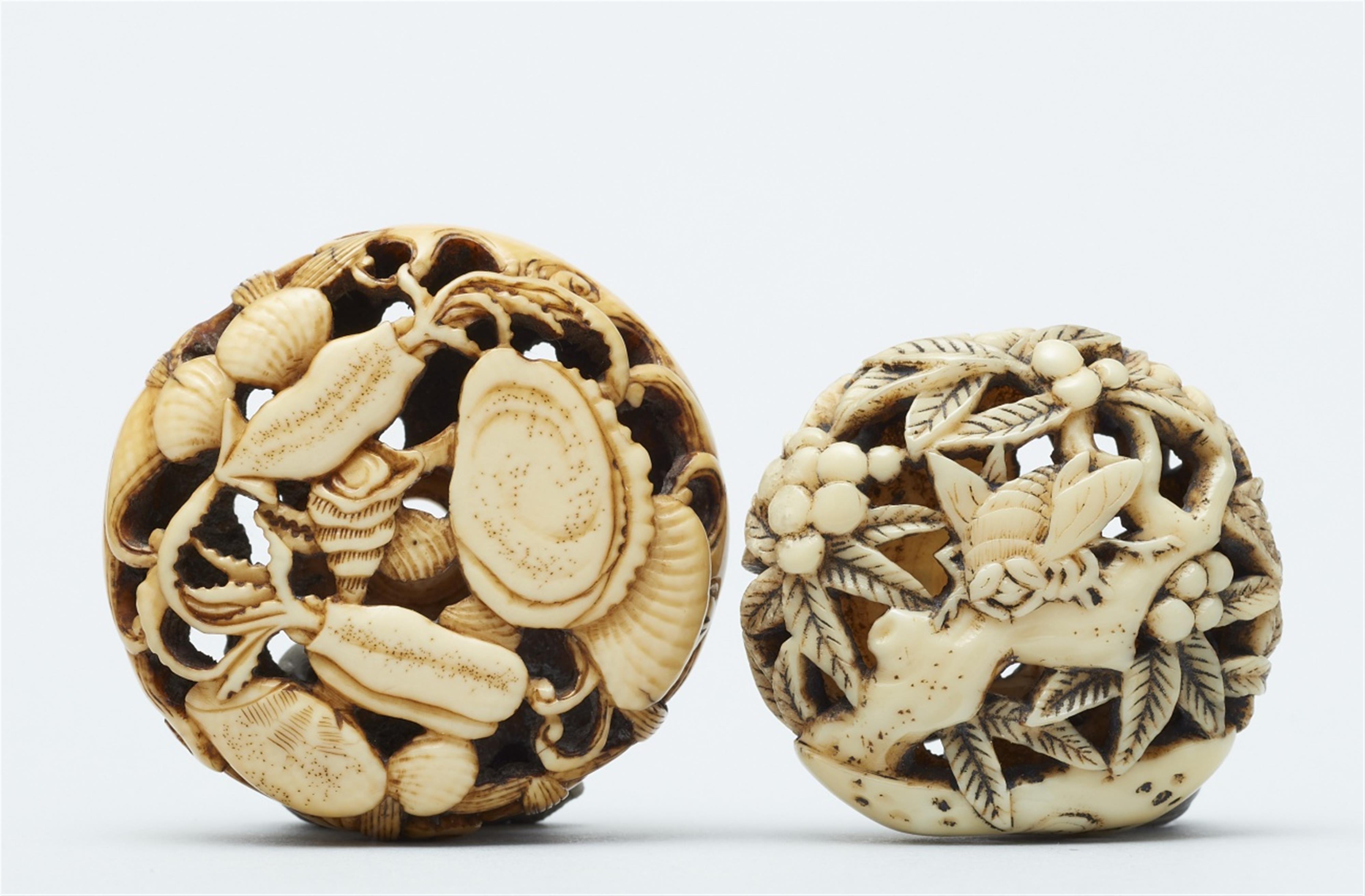 Two ryusa manju. 19th century - image-6