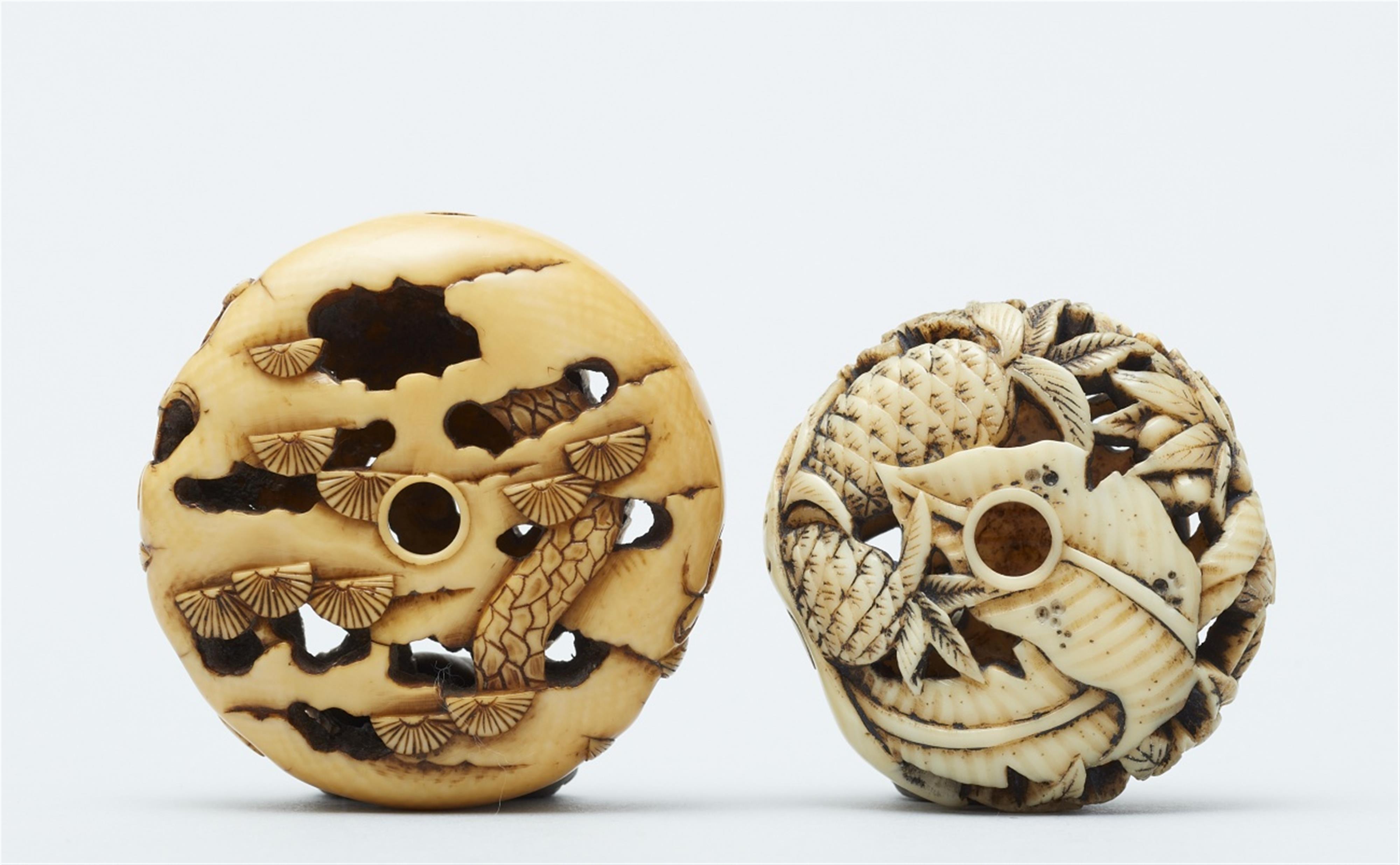 Two ryusa manju. 19th century - image-7