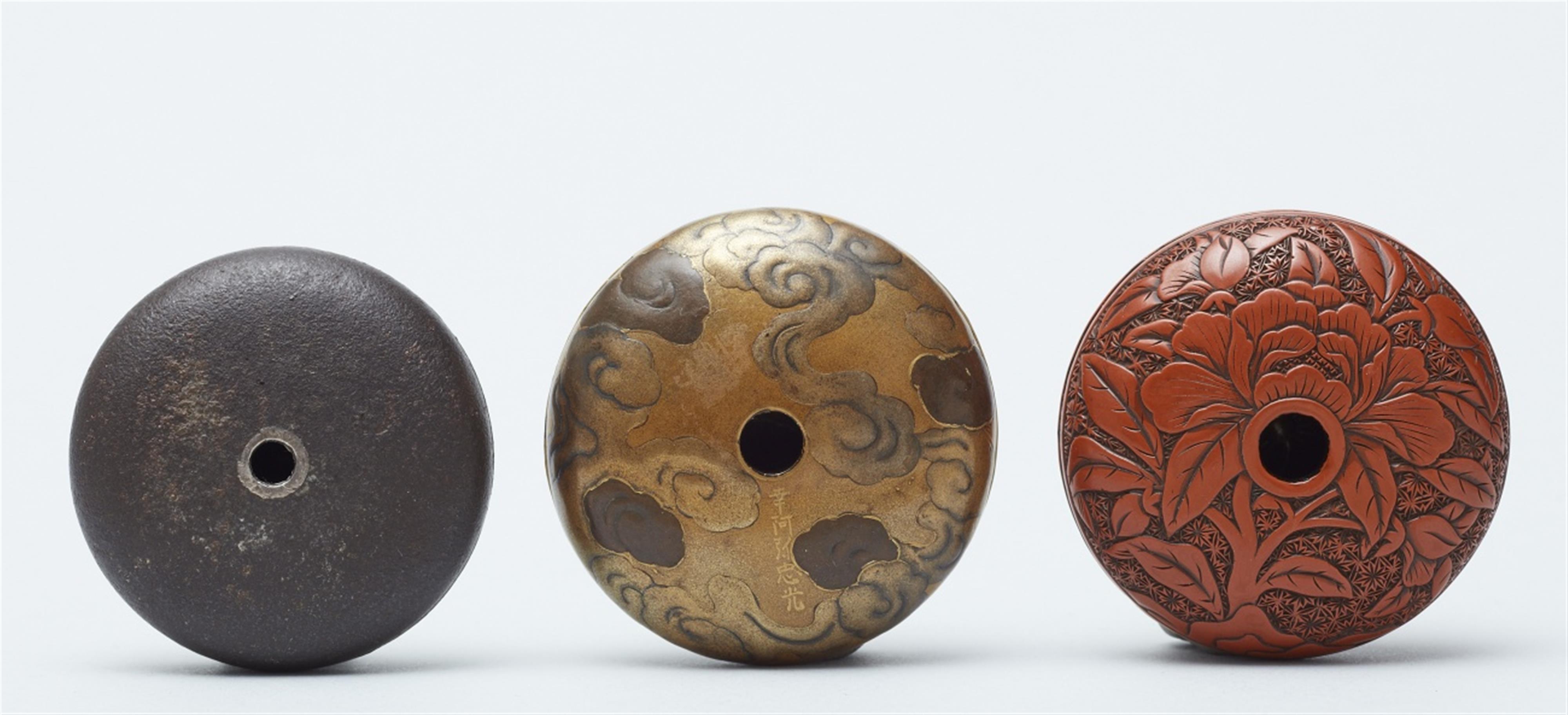 Drei manju-Netsuke. 19. Jh. - image-2