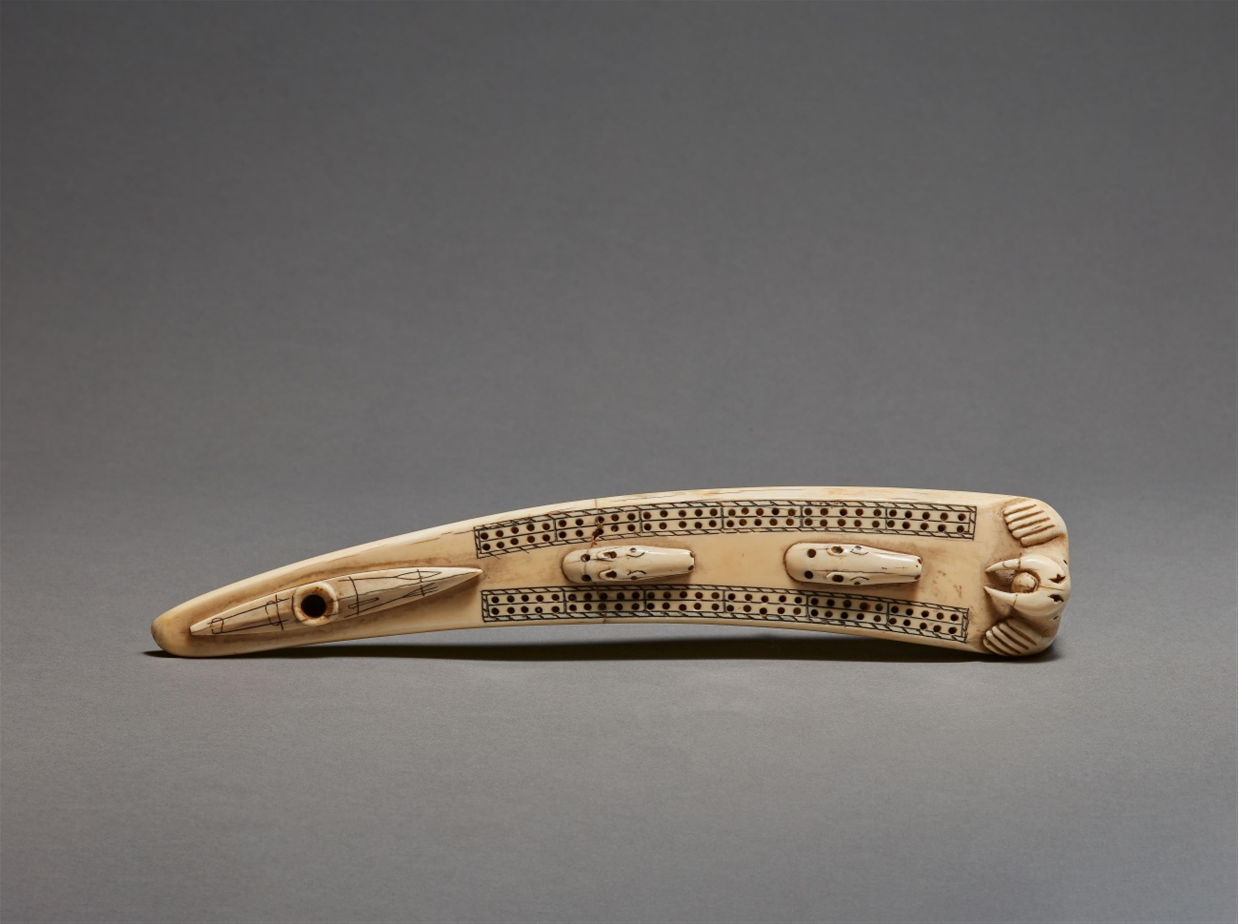 IVORY CRIBBAGE BOARD - image-1