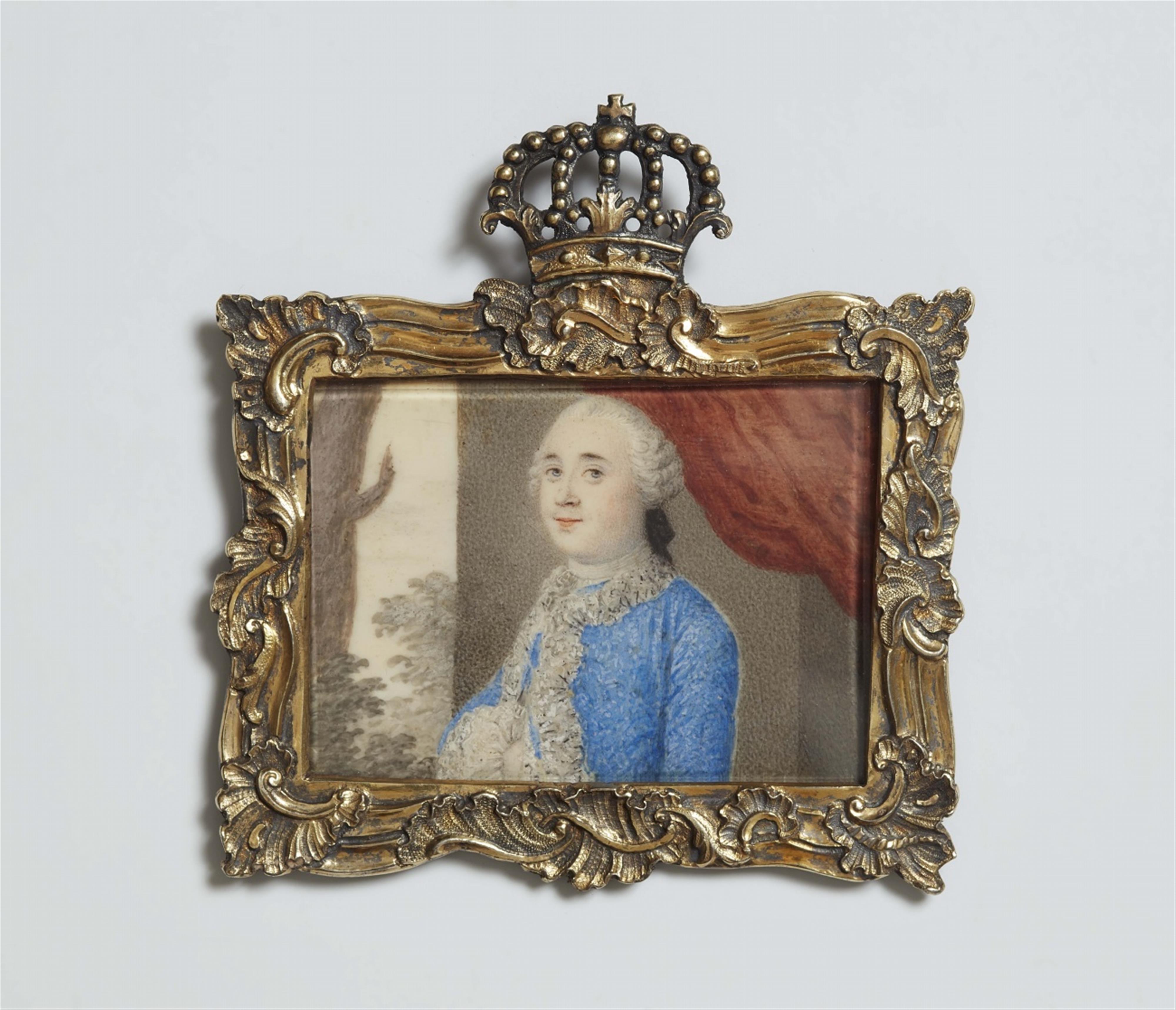 A pair of portrait miniatures of the Dukes of Mecklenburg Schwerin - image-1