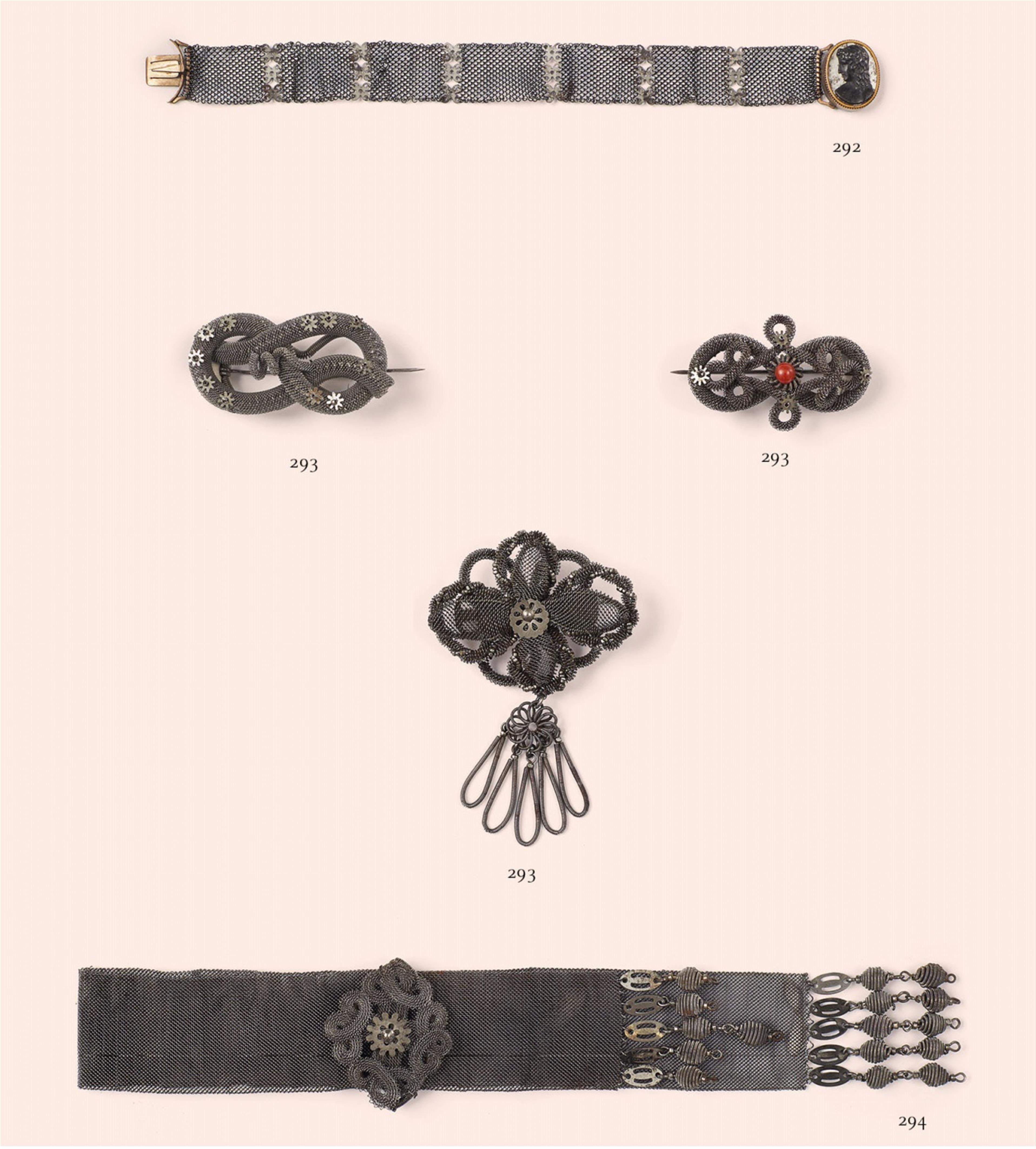 Three steel brooches - image-1