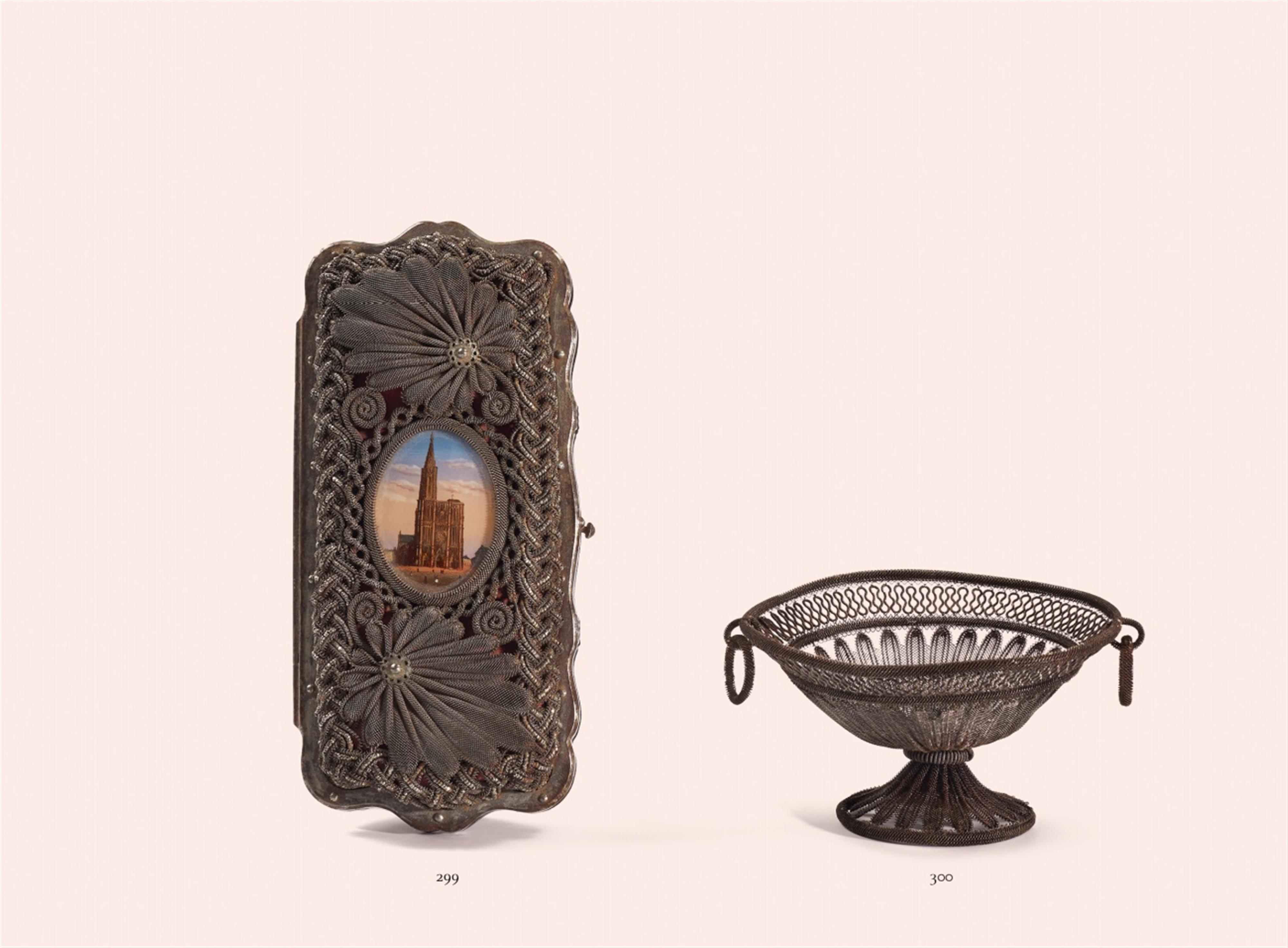 A Neoclassical iron jewellery box - image-1