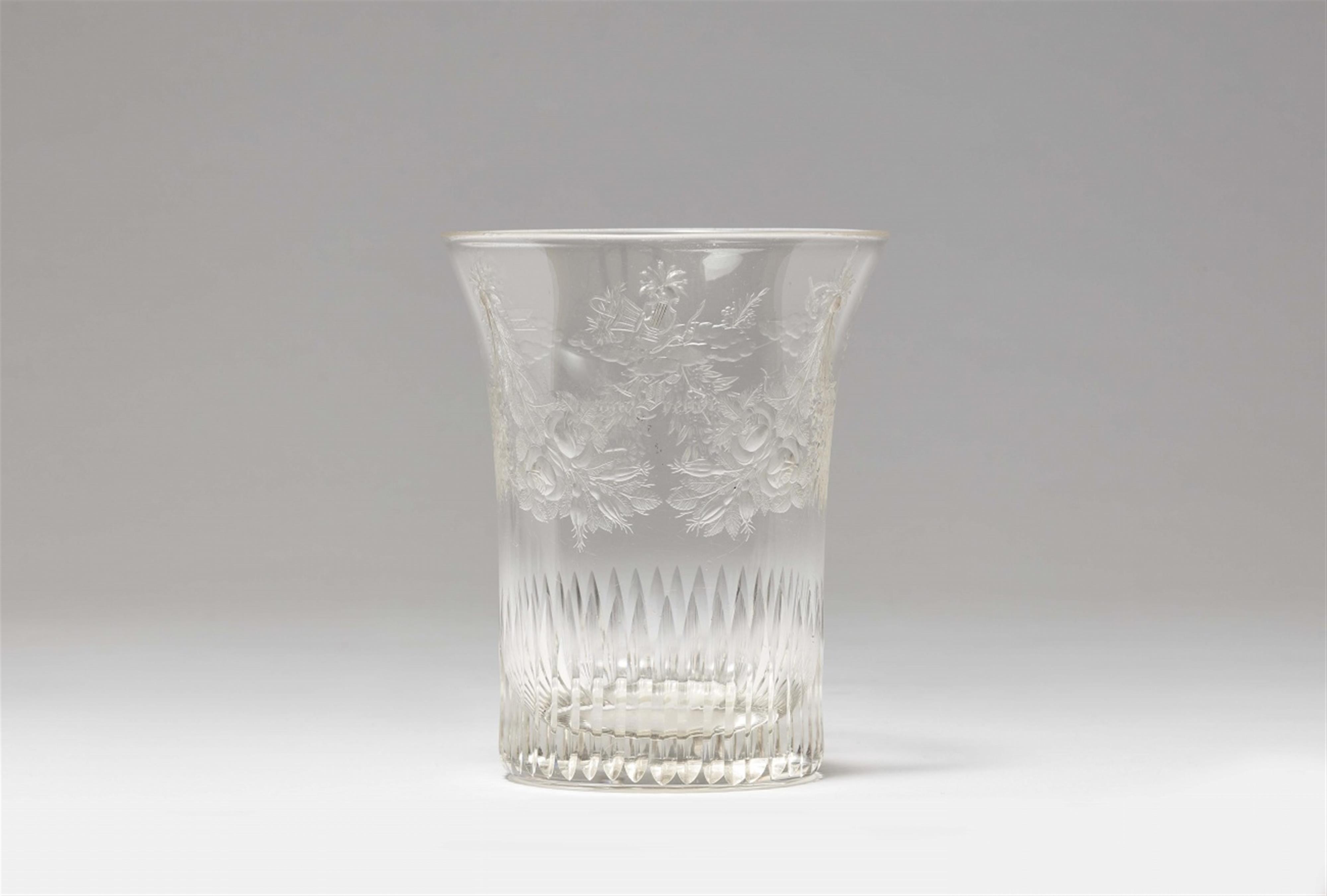 A French cut glass beaker - image-1