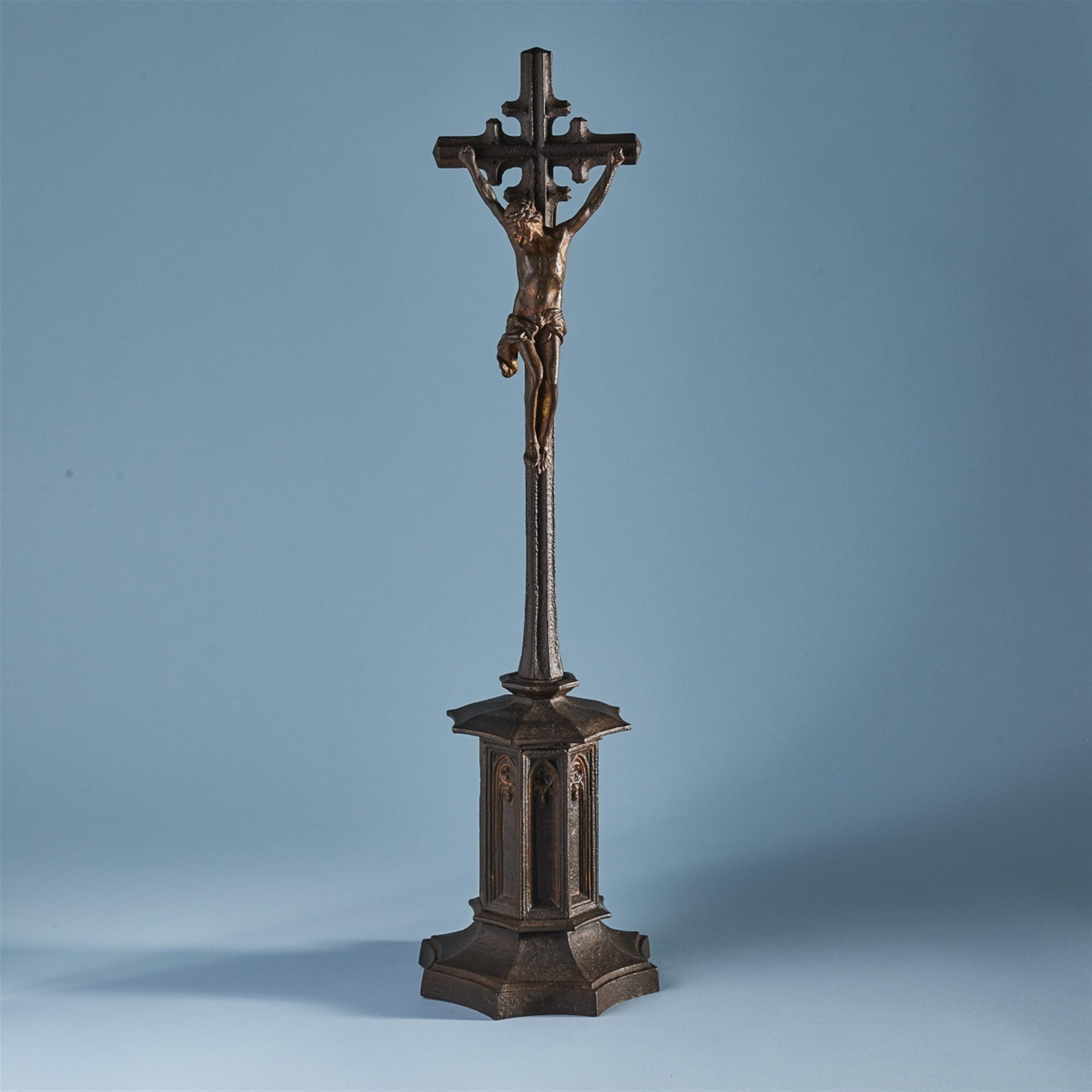 A cast iron crucifix - image-1