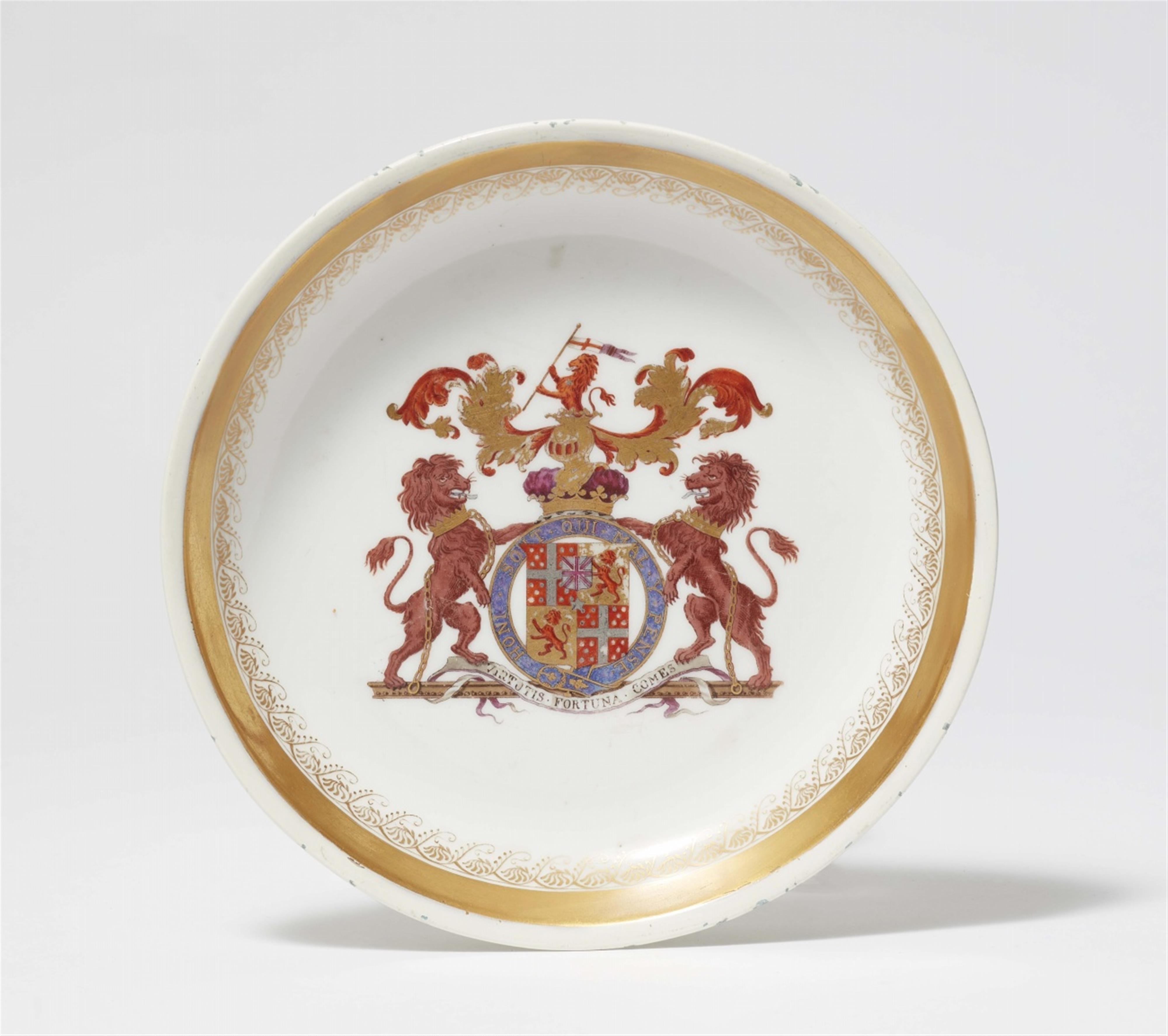 A Berlin KPM porcelain salad dish made as a trial piece for the Duke of Wellington service - image-1