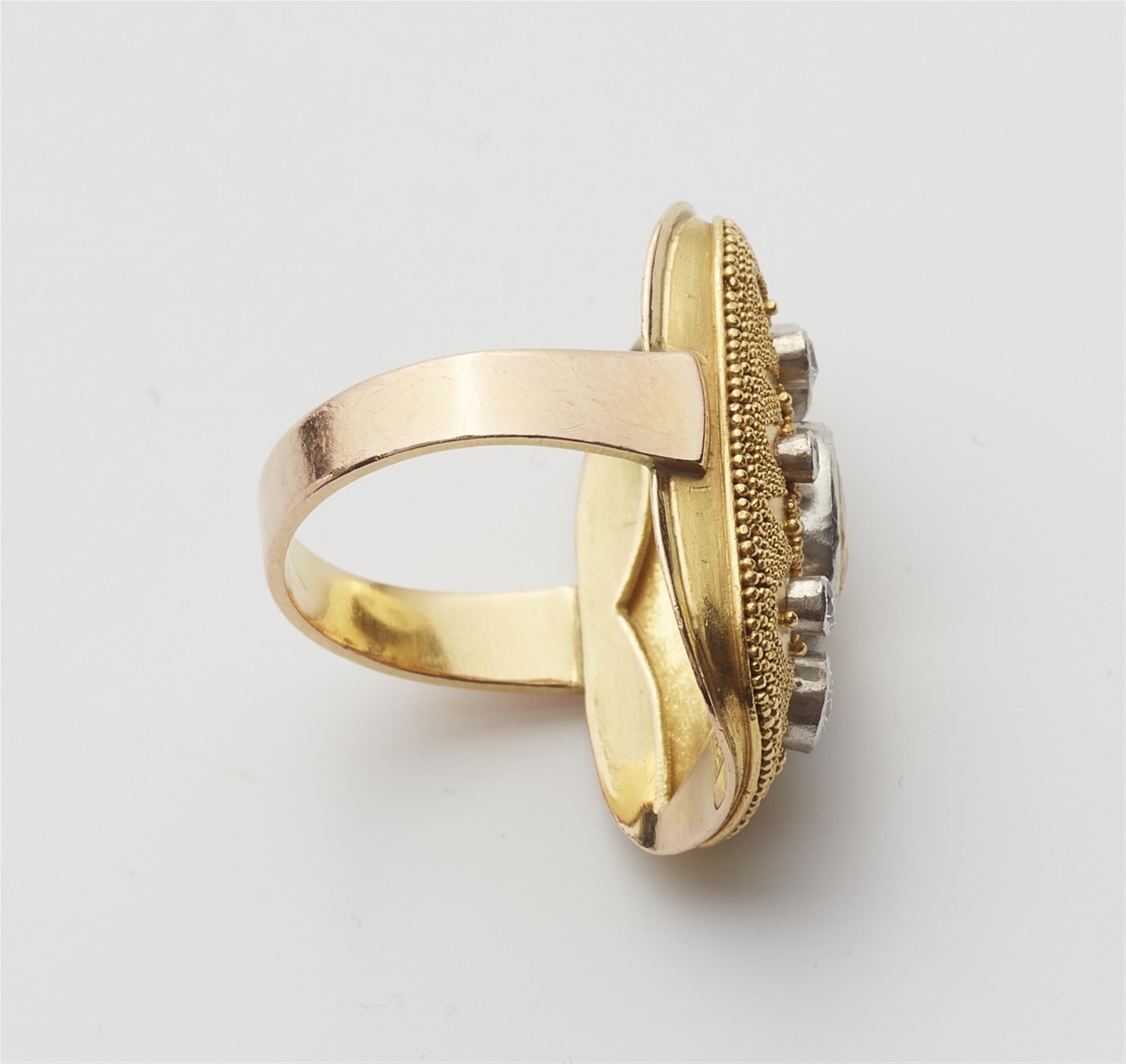 A gold granulation ring - image-3