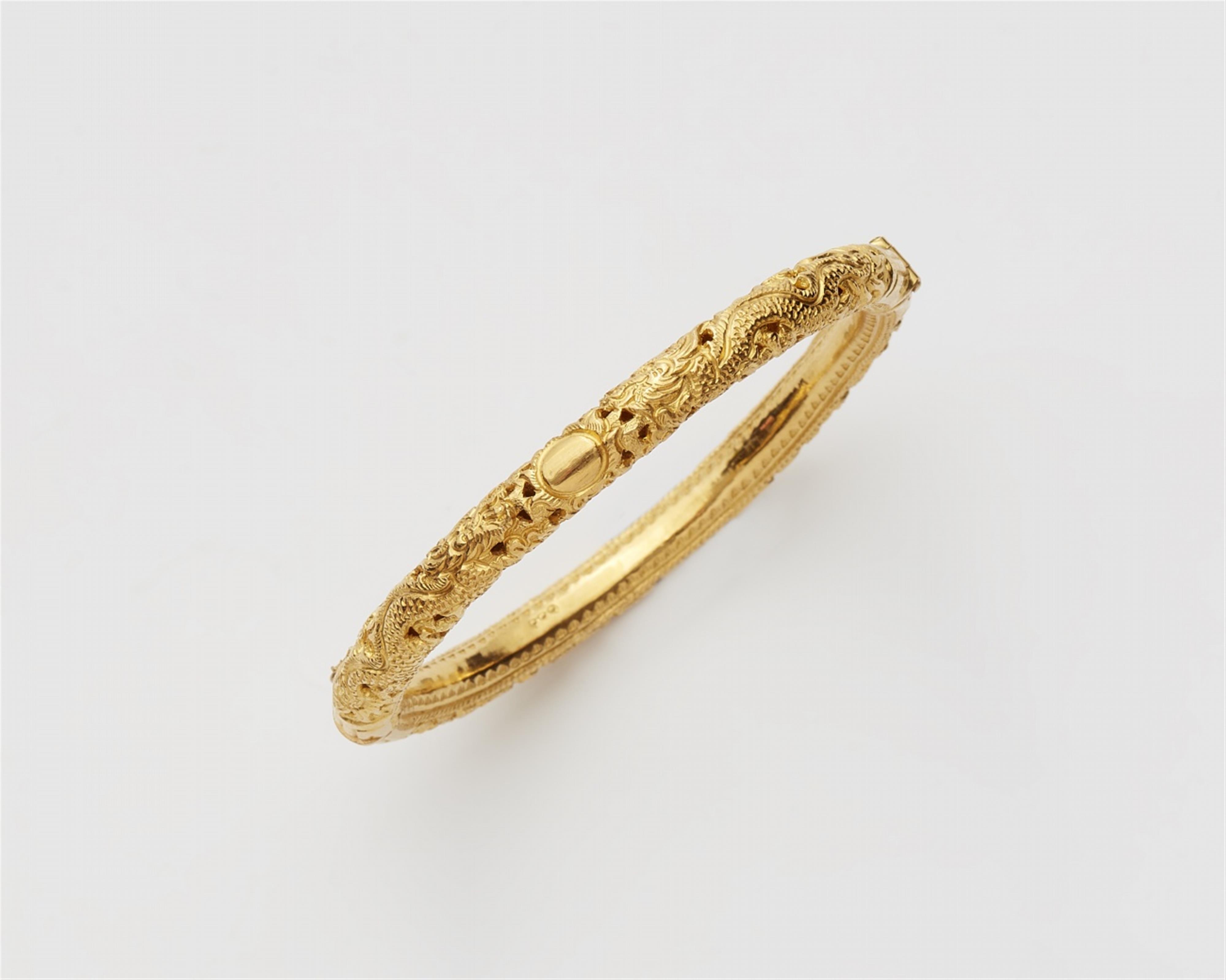 A 22k gold torque and bangle - image-2