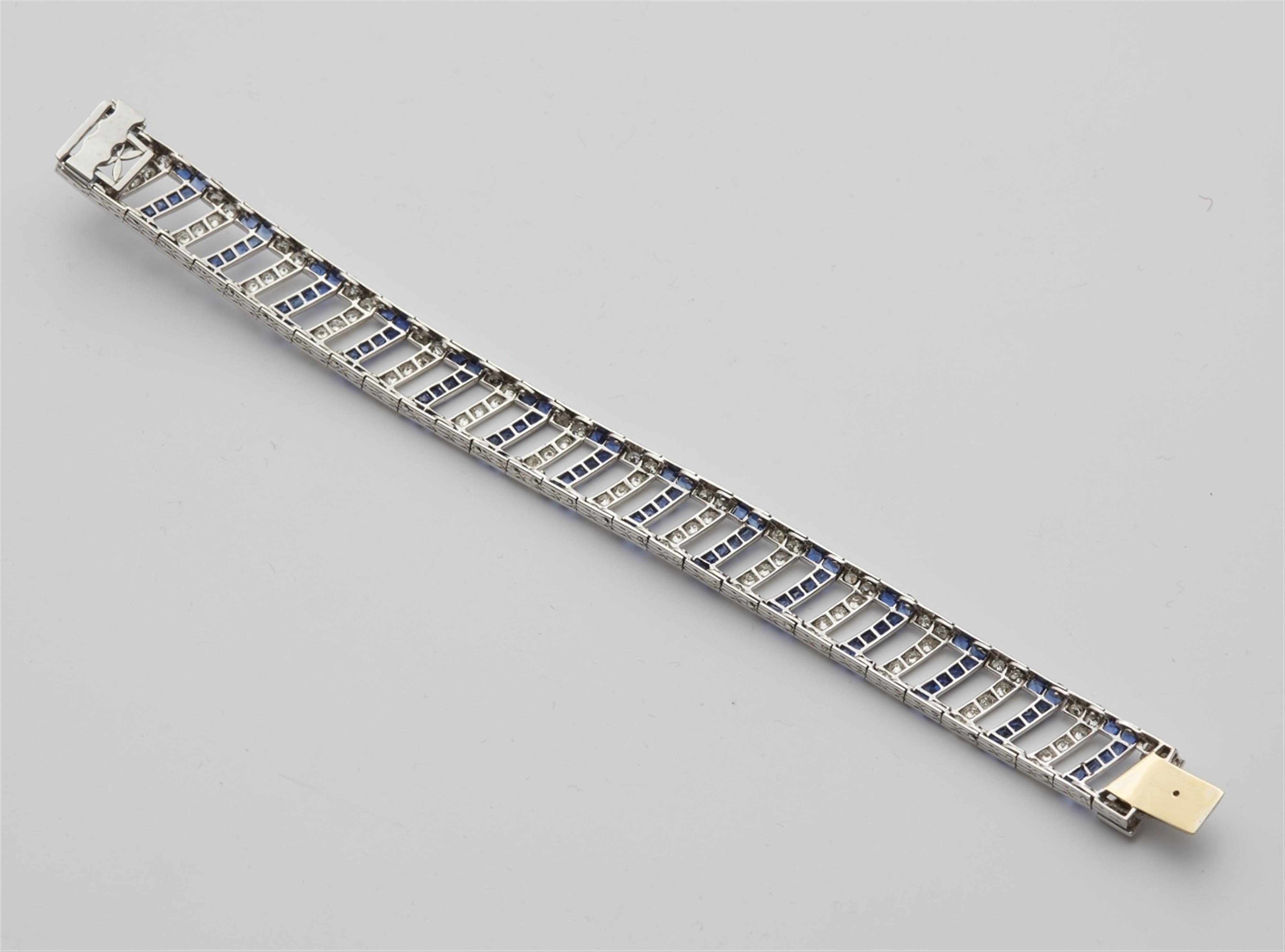 Art Déco-Armband mit Saphiren - image-2
