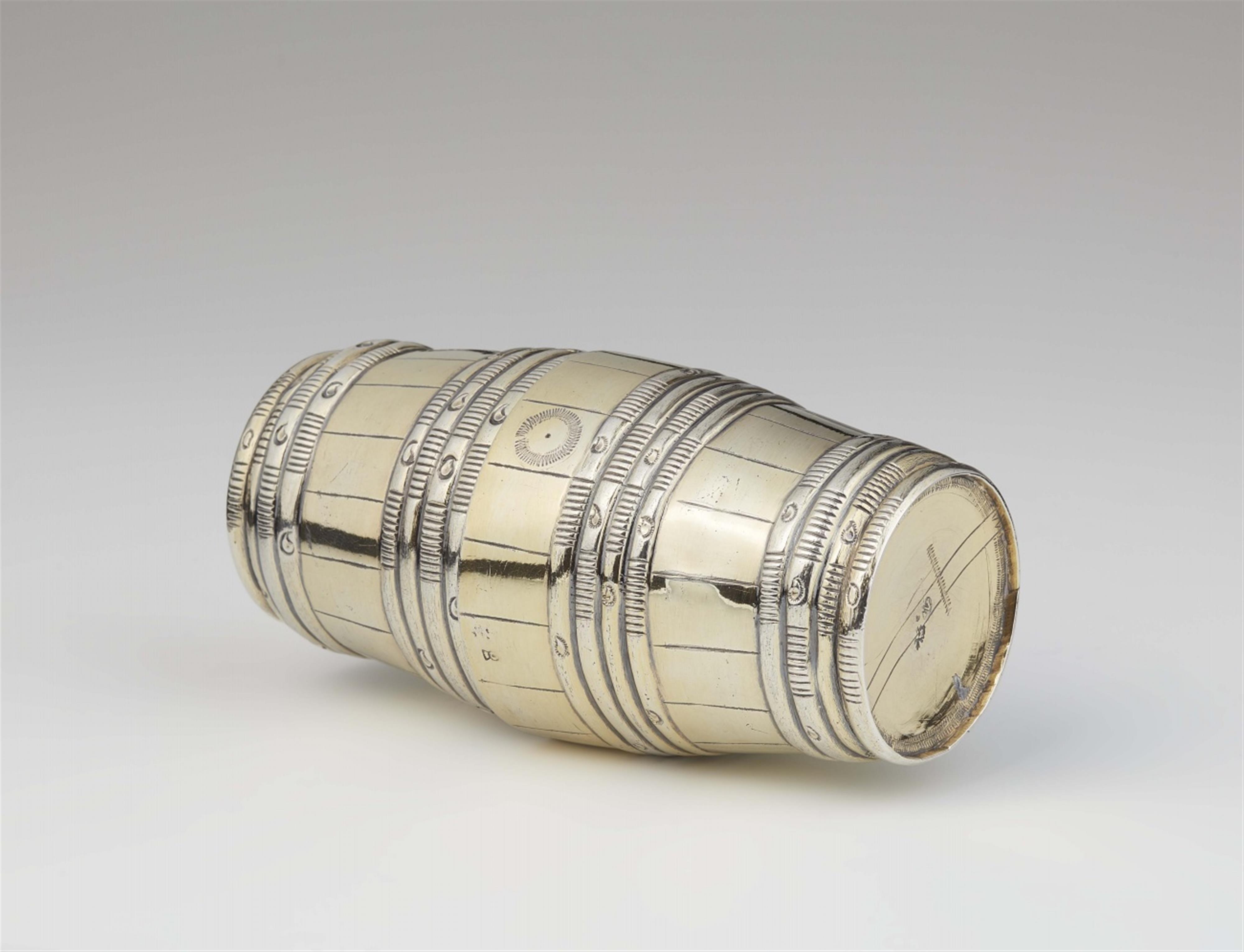 A Nuremberg Renaissance silver gilt barrel beaker - image-2