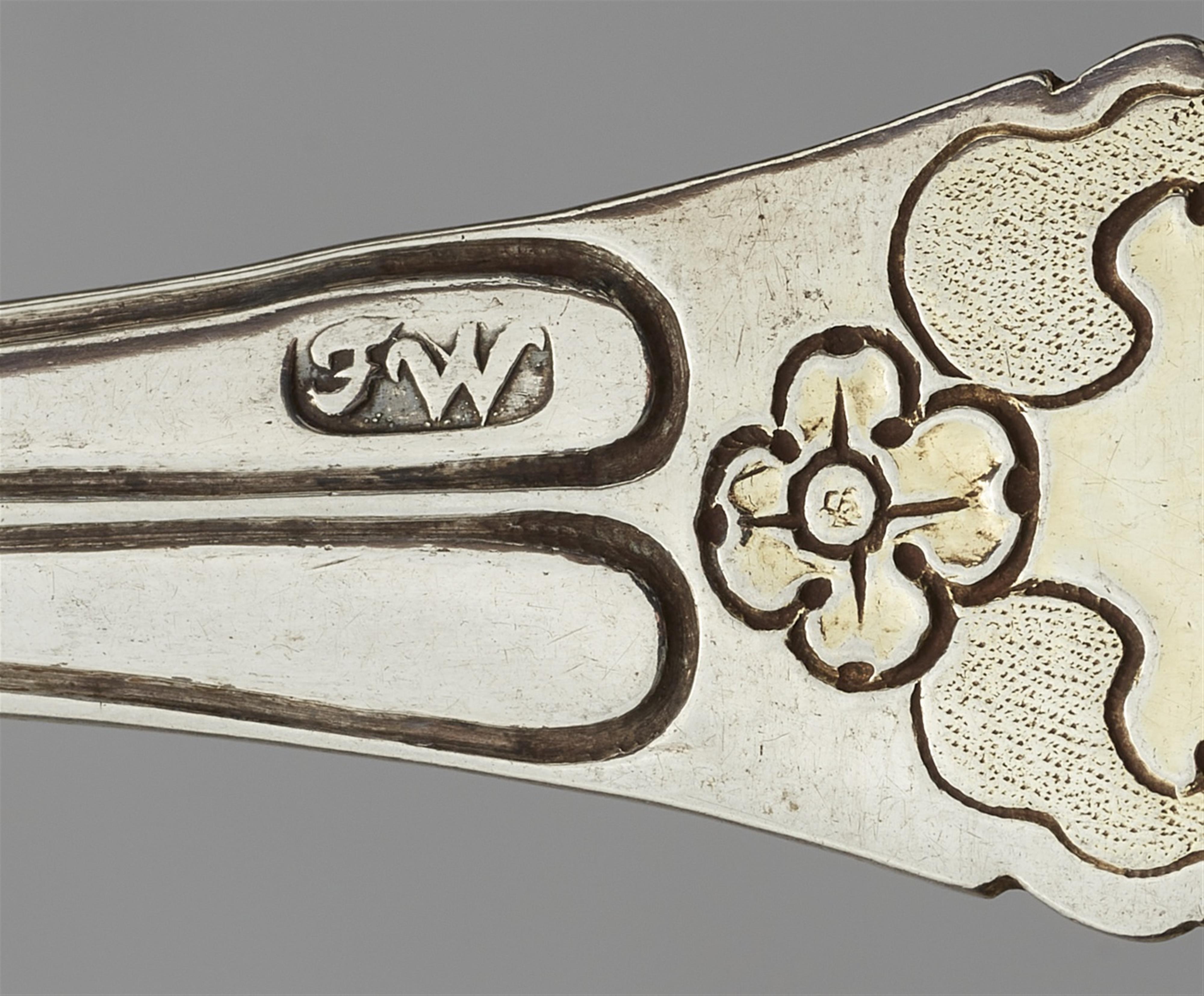 Six Silesian silver spoons - image-3