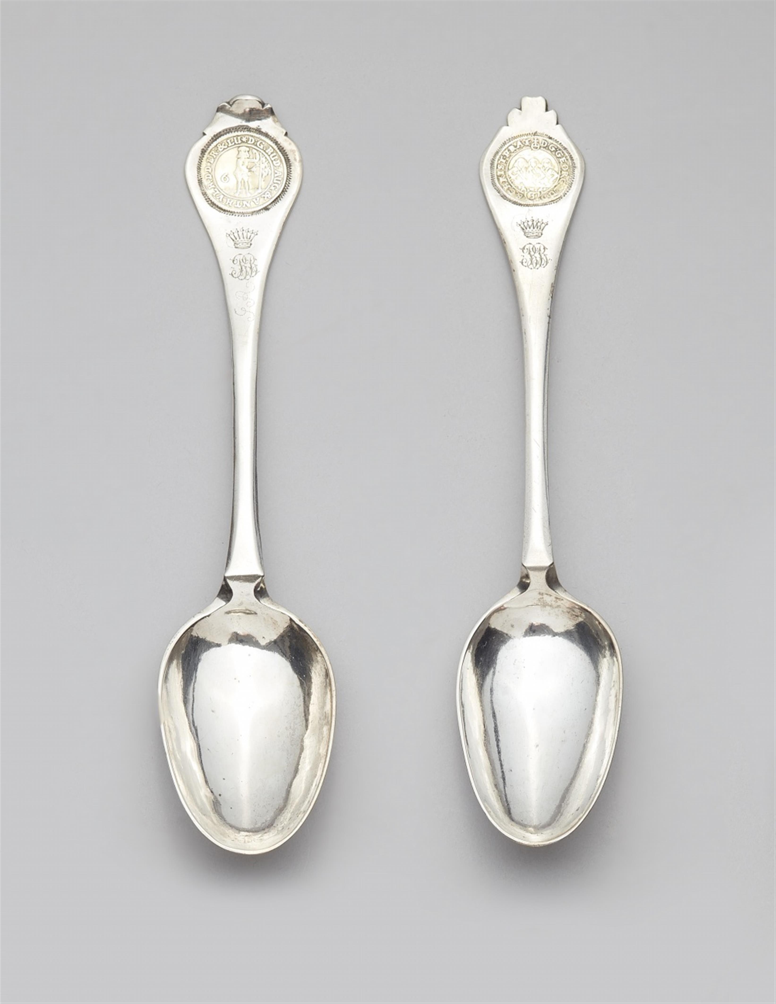 Two Prenzlau silver spoons - image-1