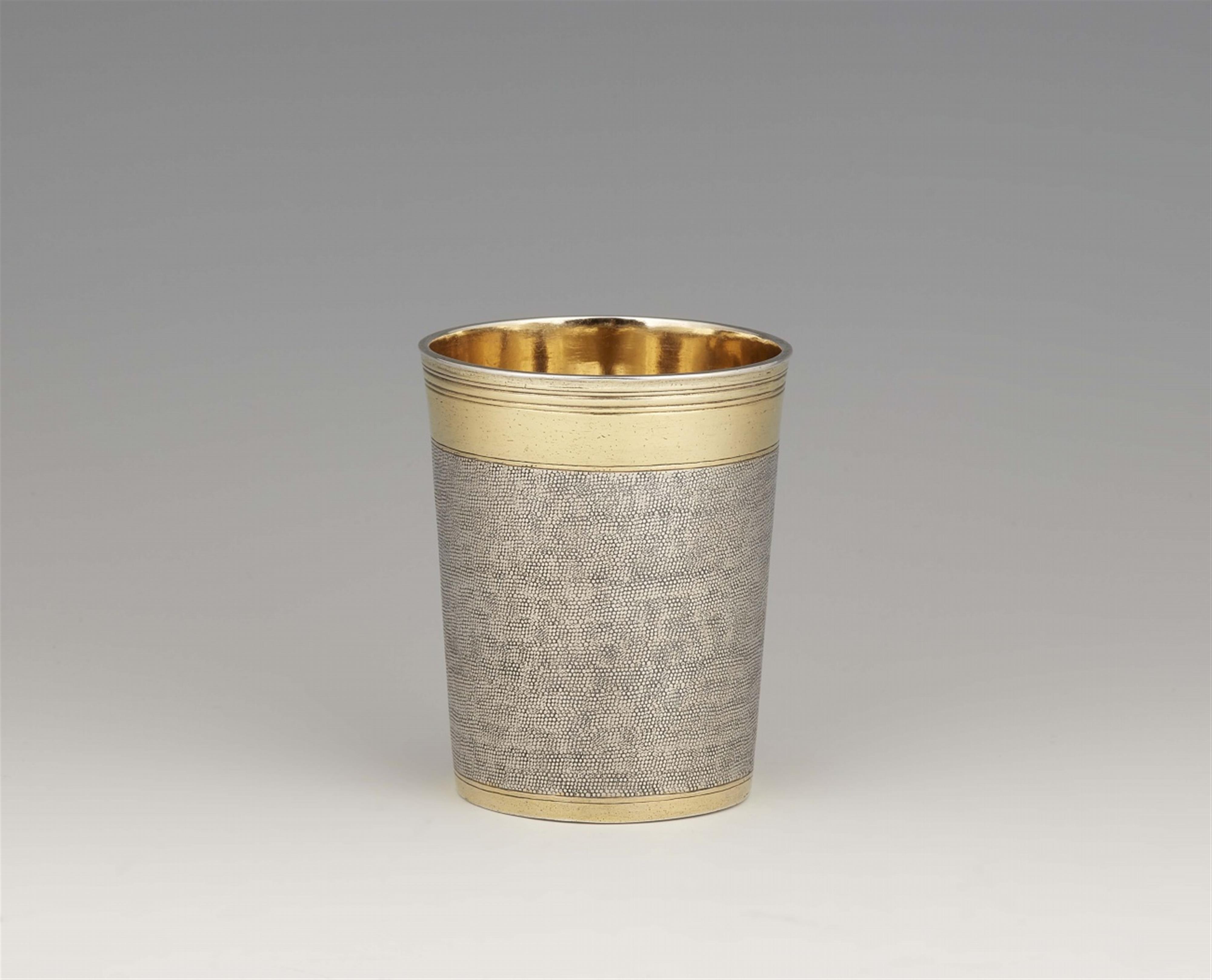 A Strasbourg silver magistrate's beaker made for the town of Benfeld - image-1