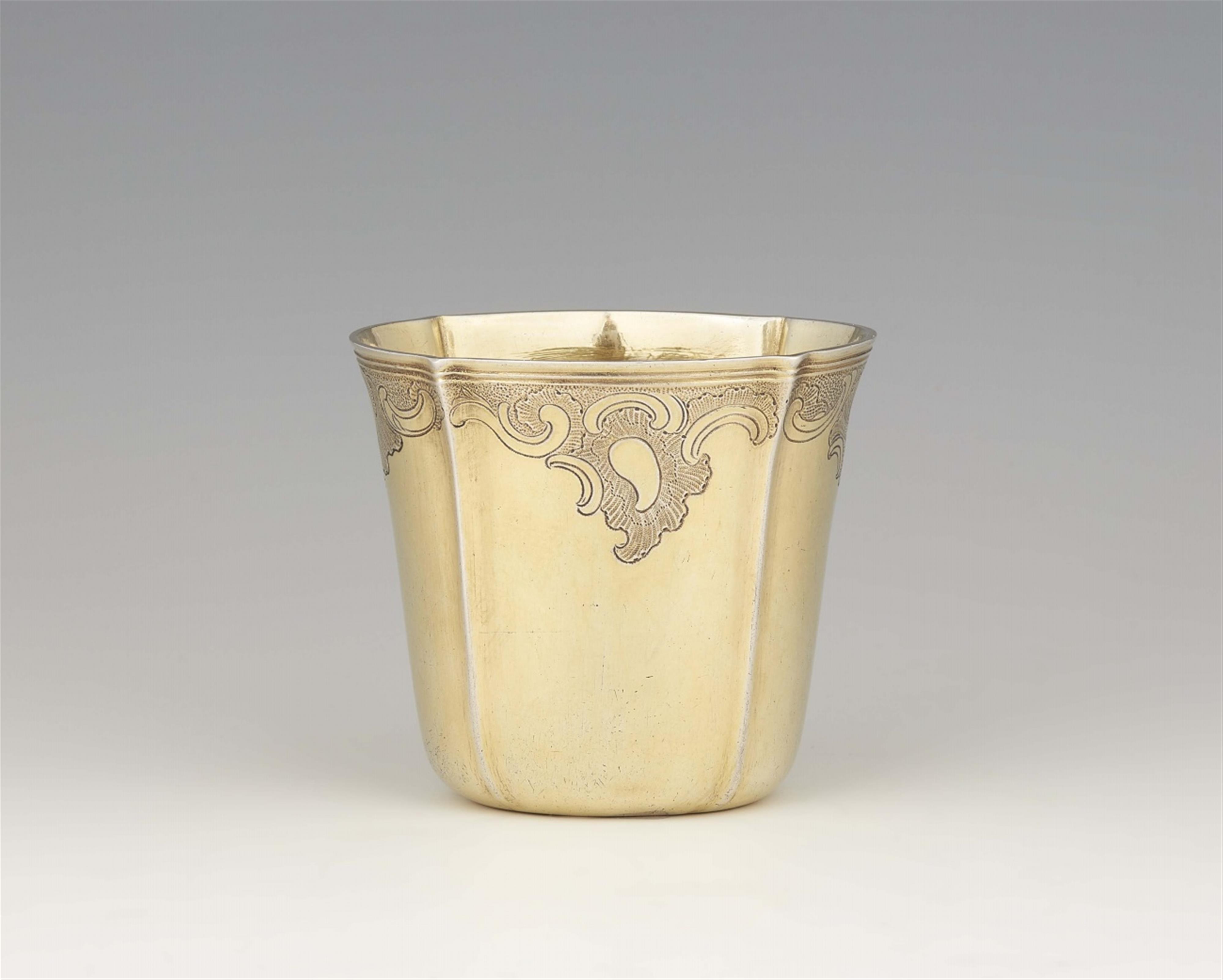 A Rococo Strasbourg silver beaker - image-1