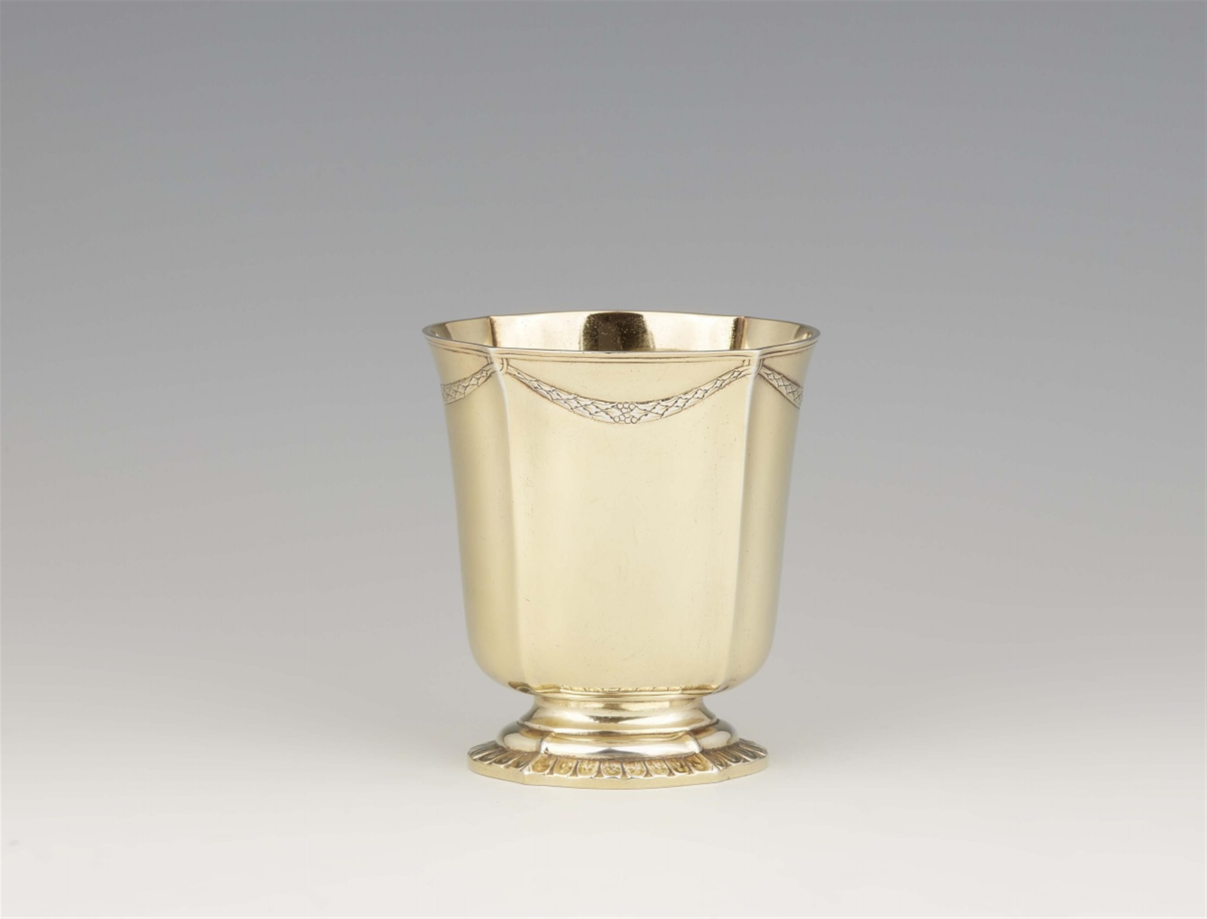 A Louis XVI Strasbourg silver beaker - image-1