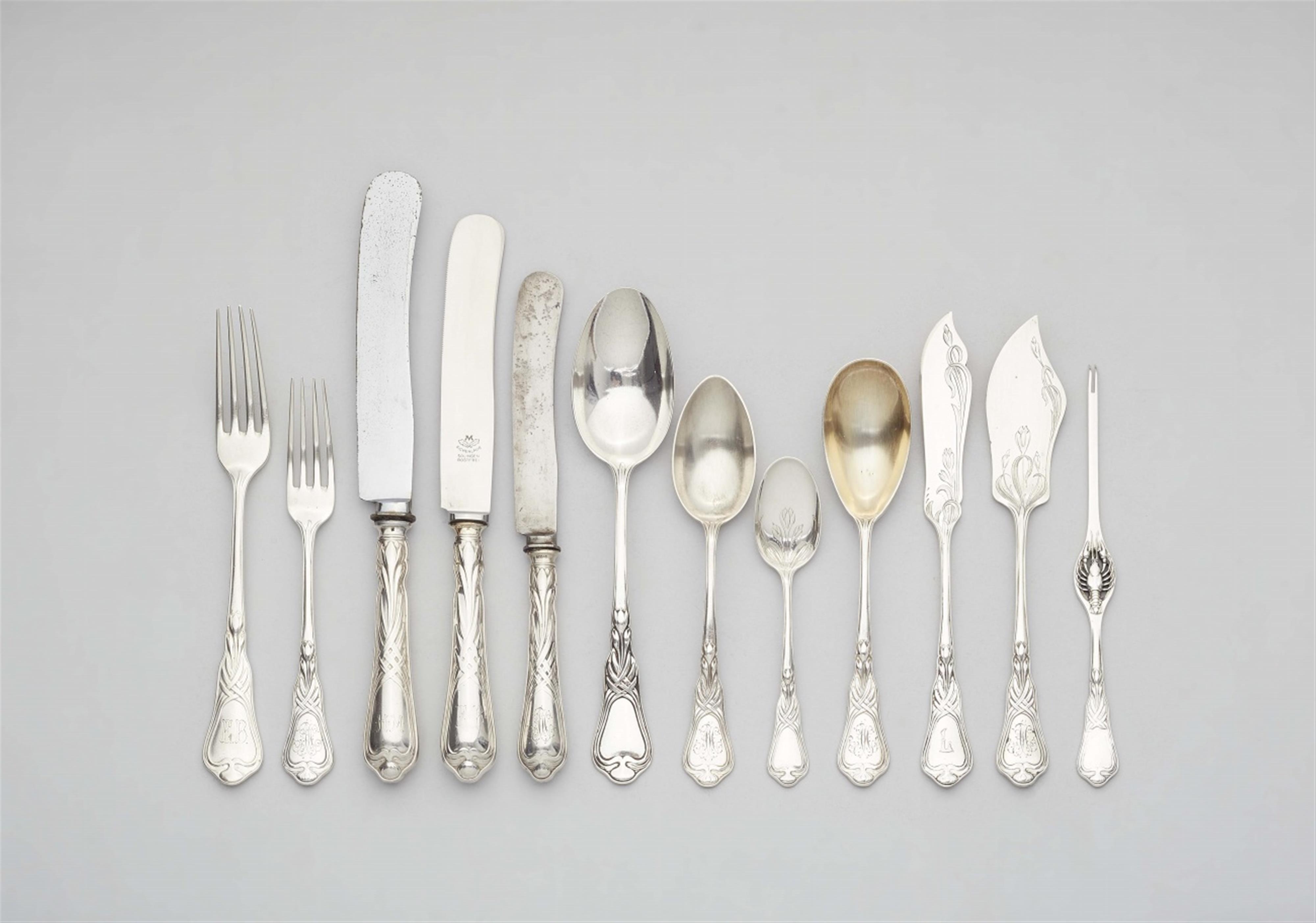 A Bremen silver “Herbstzeitlose” cutlery set - image-1