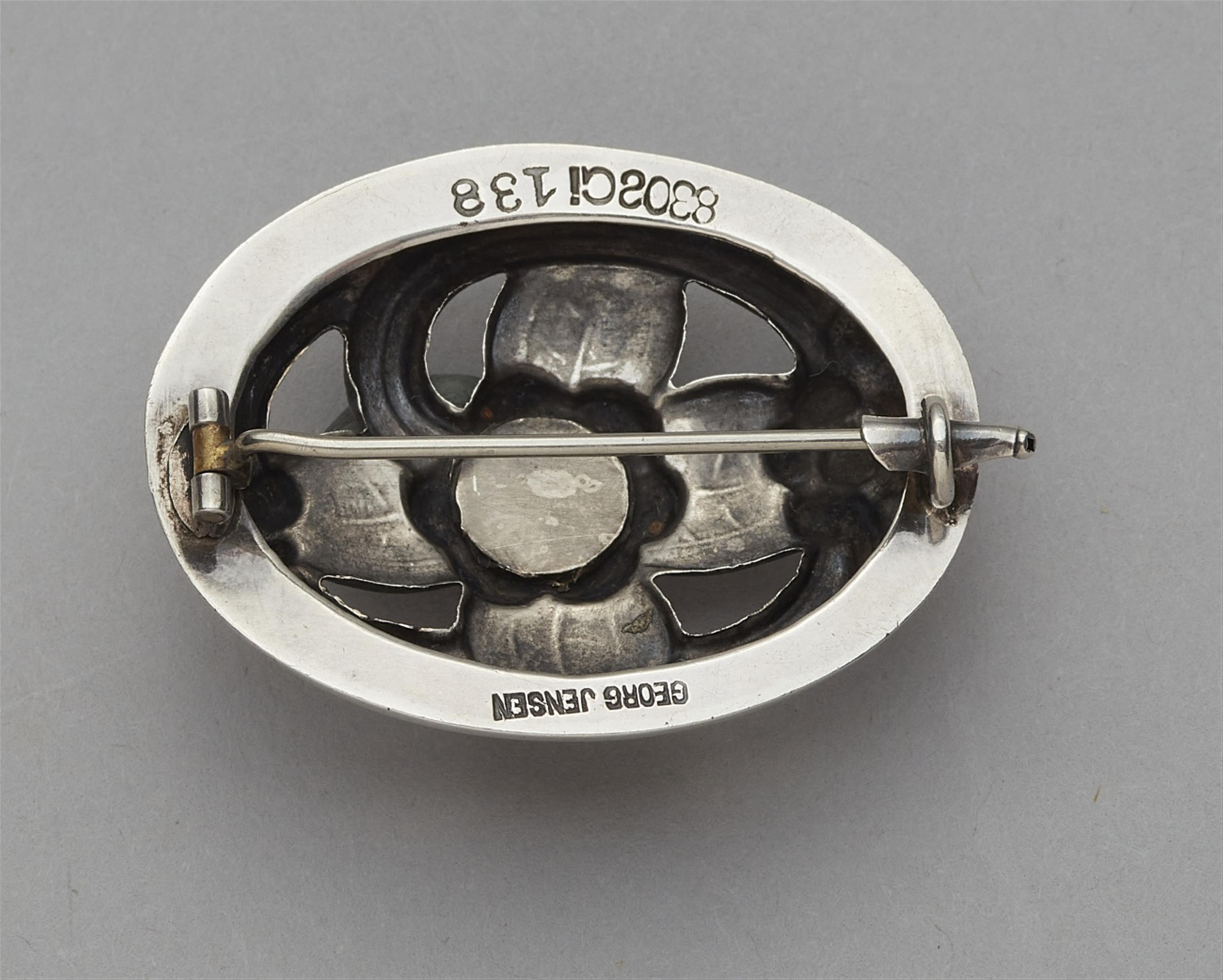 A Jugendstil Copenhagen silver brooch by Georg Jensen, model no. 138 - image-2