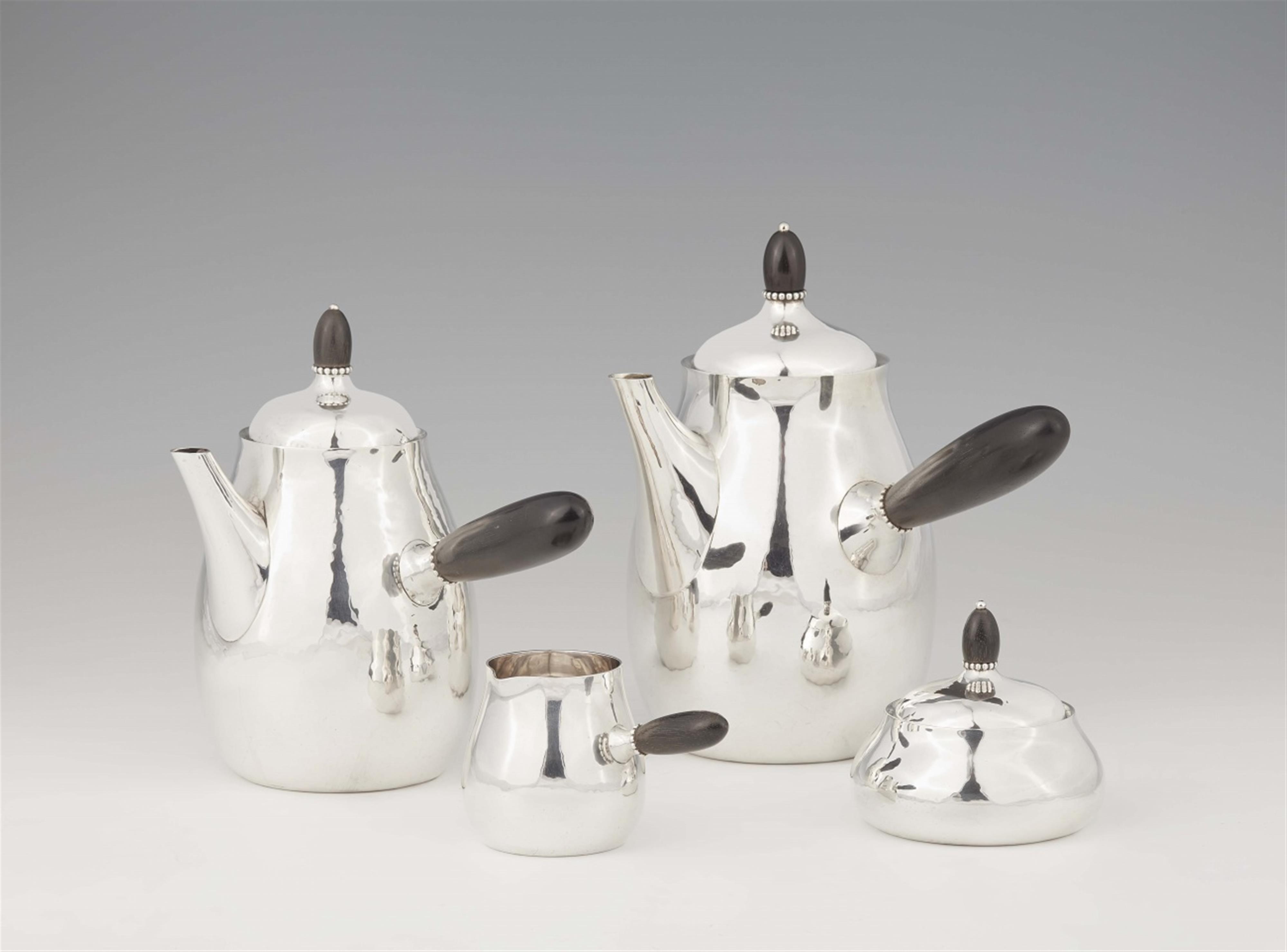 A Copenhagen silver service by Georg Jensen, model no. 80 - image-1