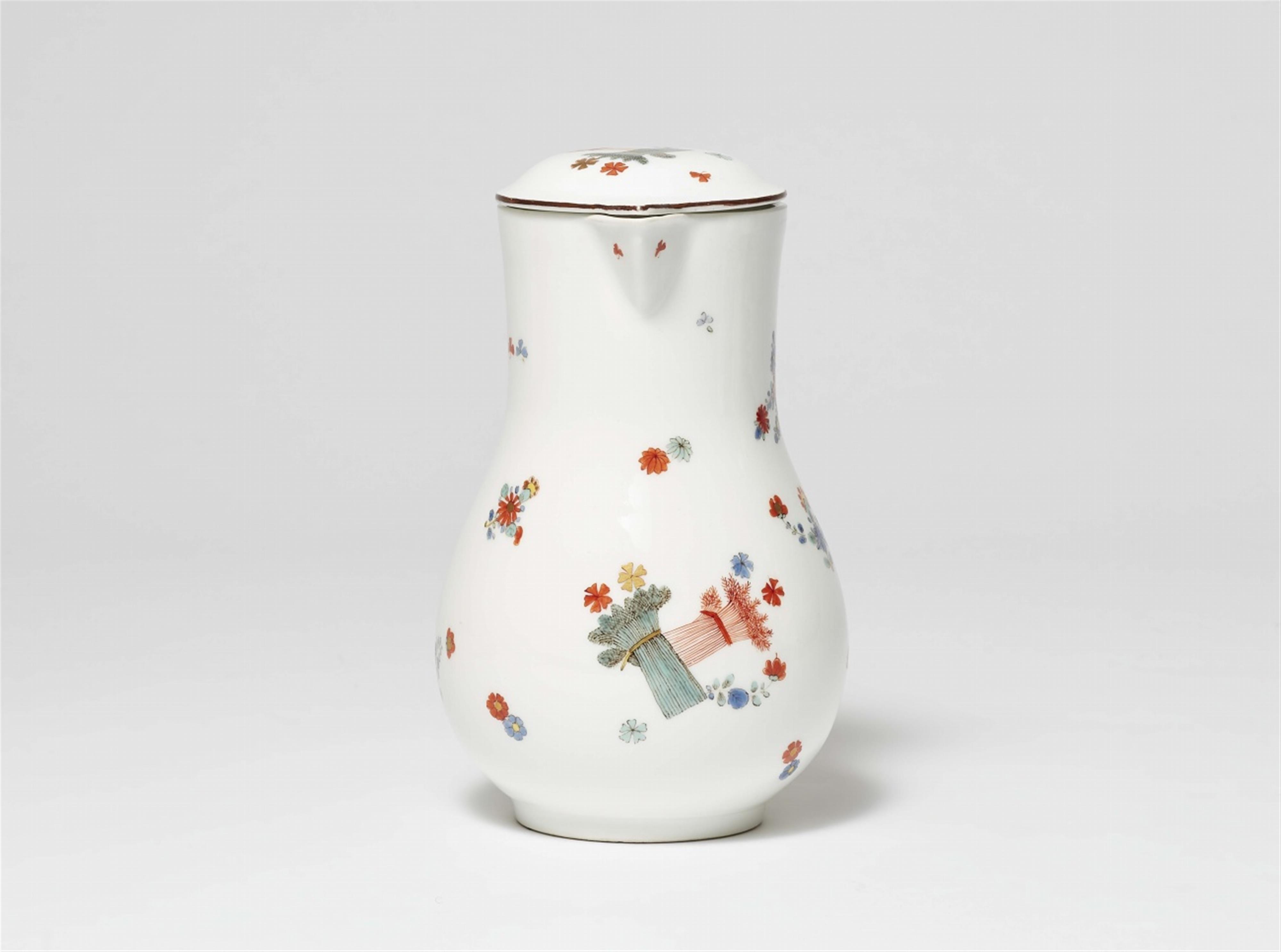 A Meissen porcelain tankard with rice straw motifs - image-2