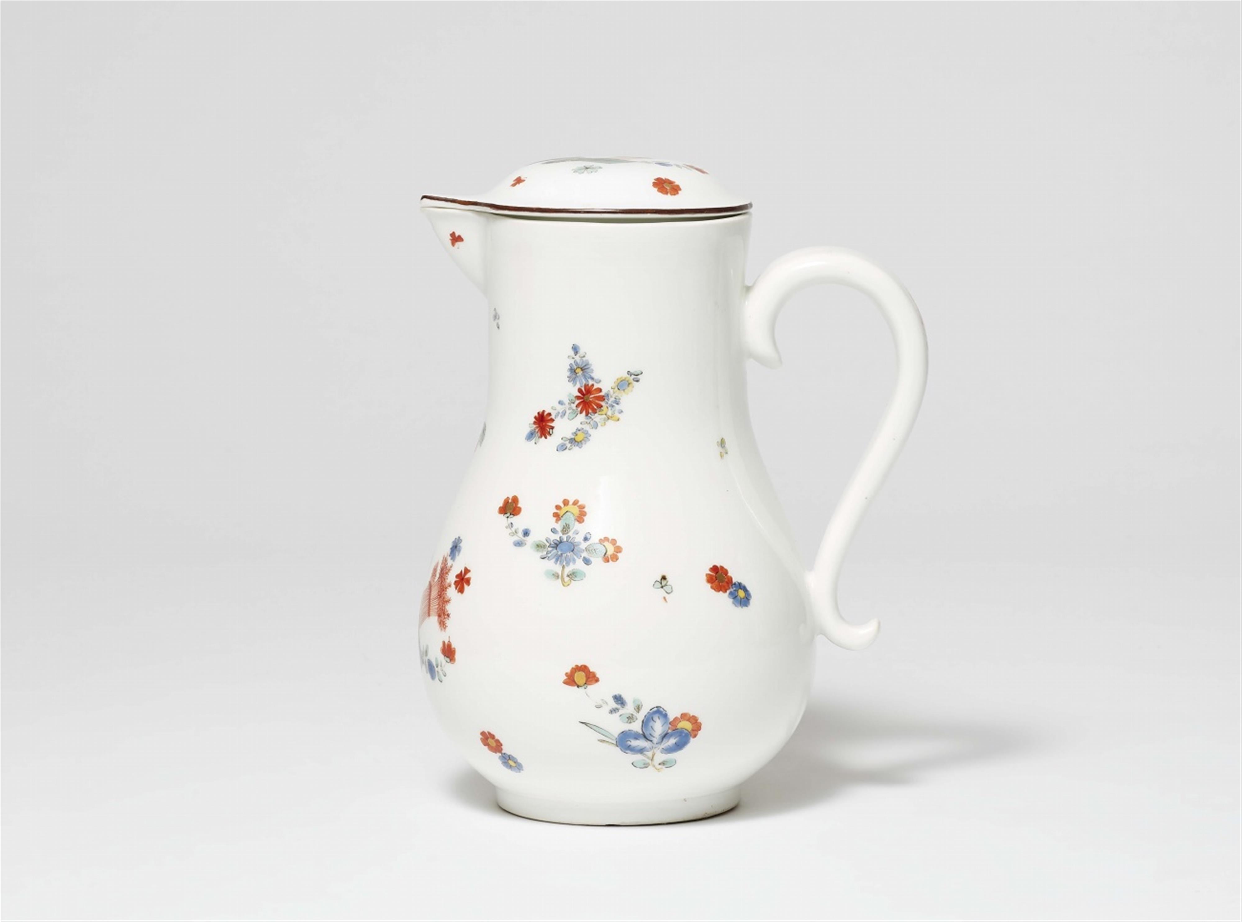 A Meissen porcelain tankard with rice straw motifs - image-1