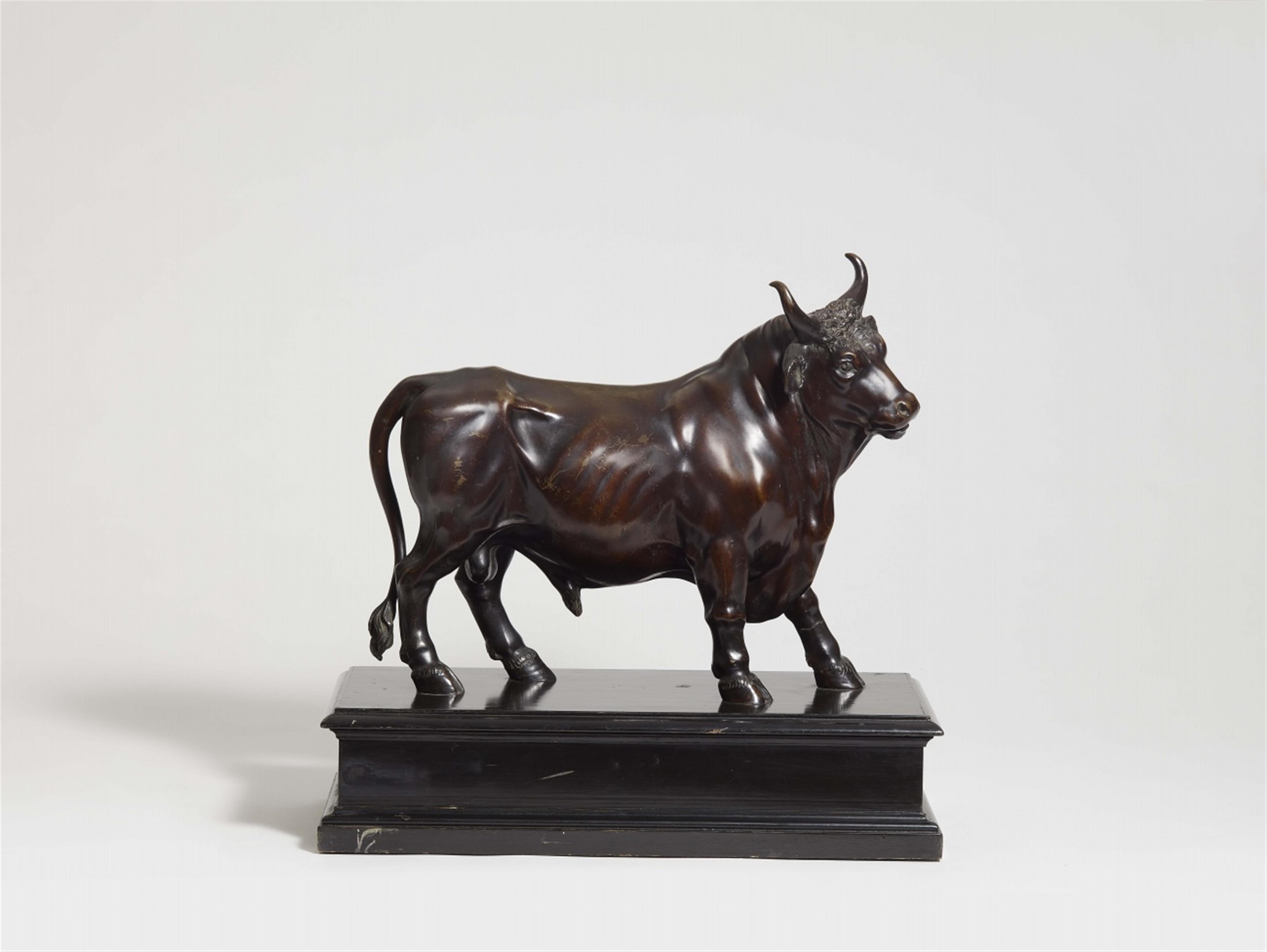 A bronze model of a bull - image-1