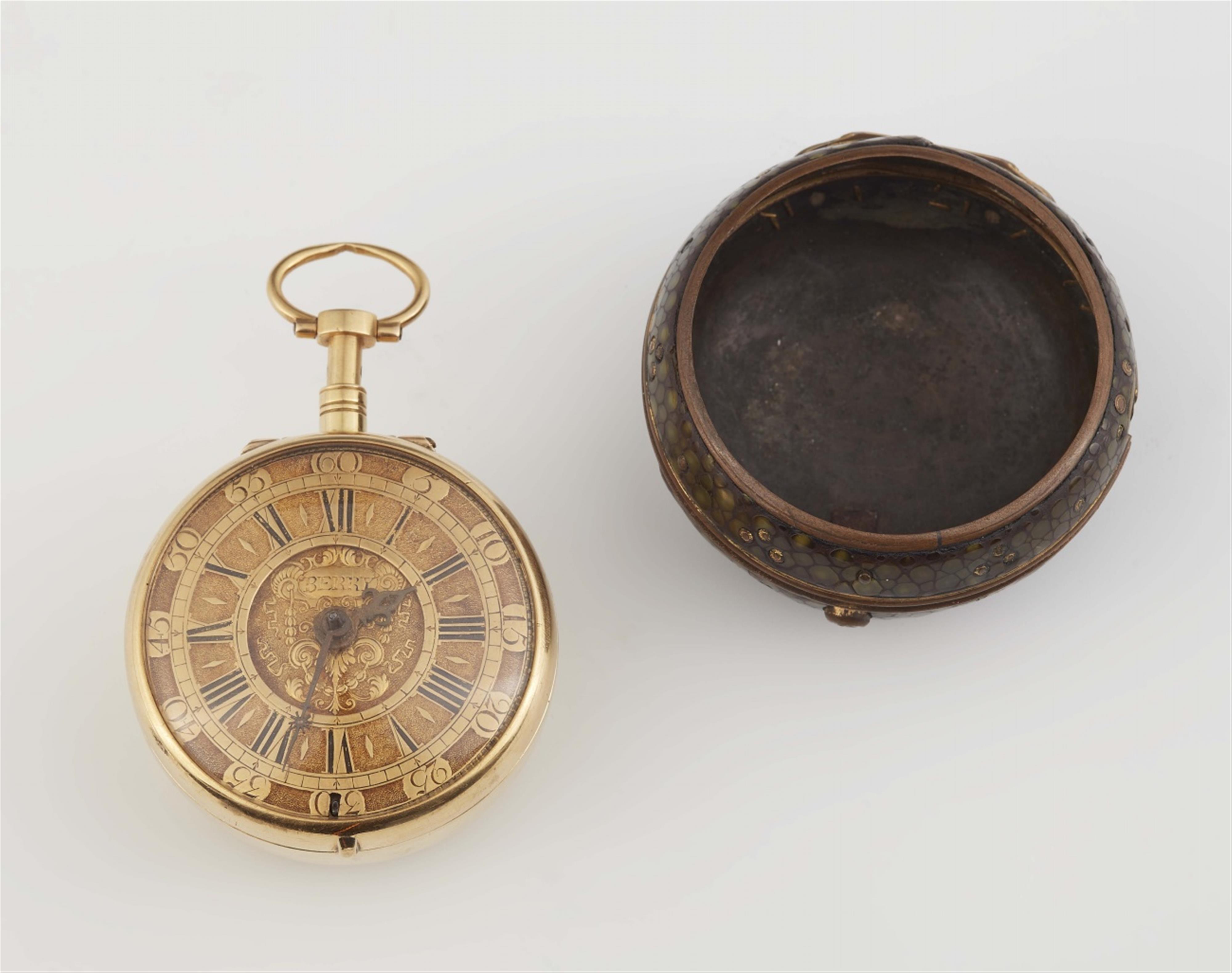 A London “oignon” pocket watch in the original case - image-2