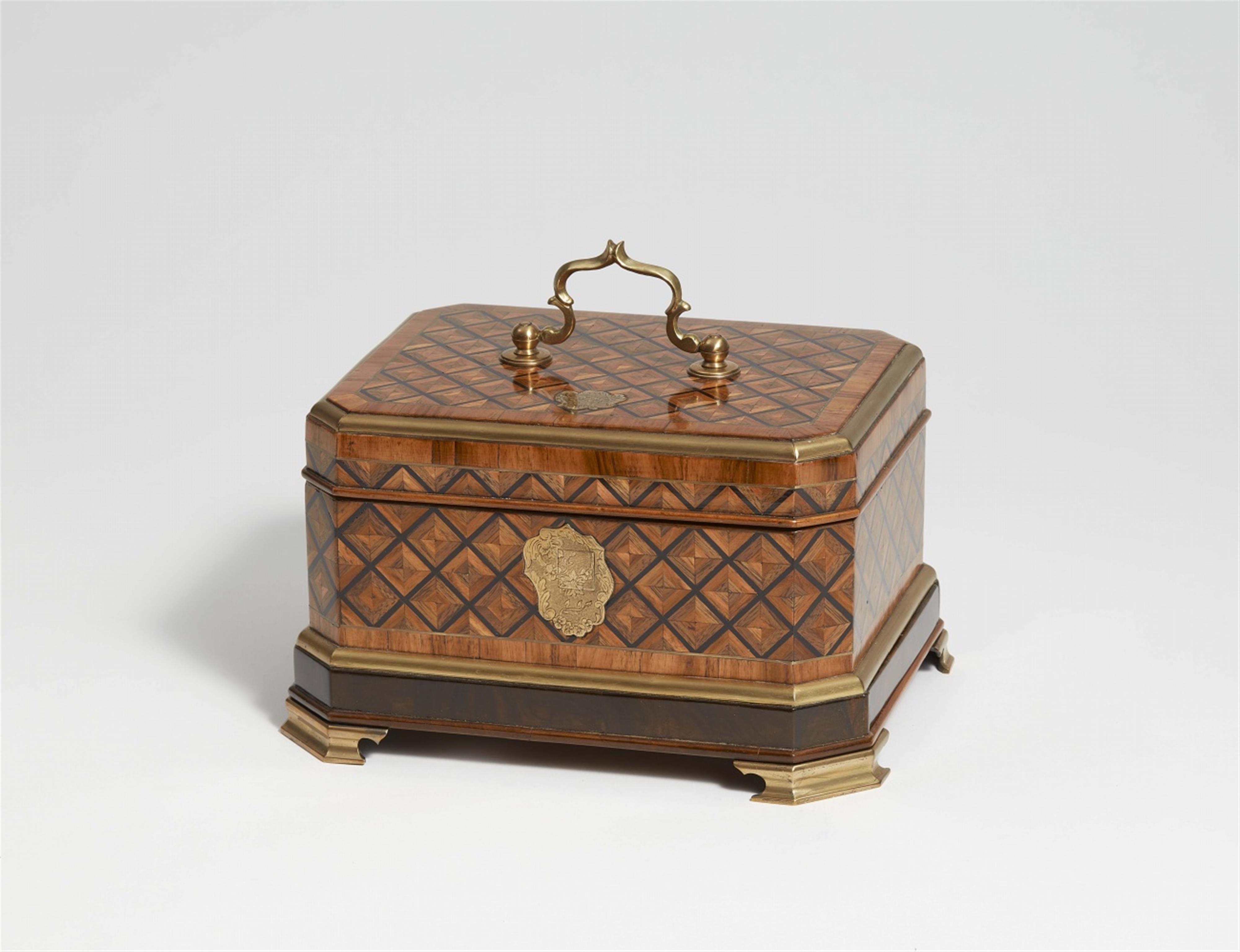 A rosewood box by Abraham Roentgen - image-1