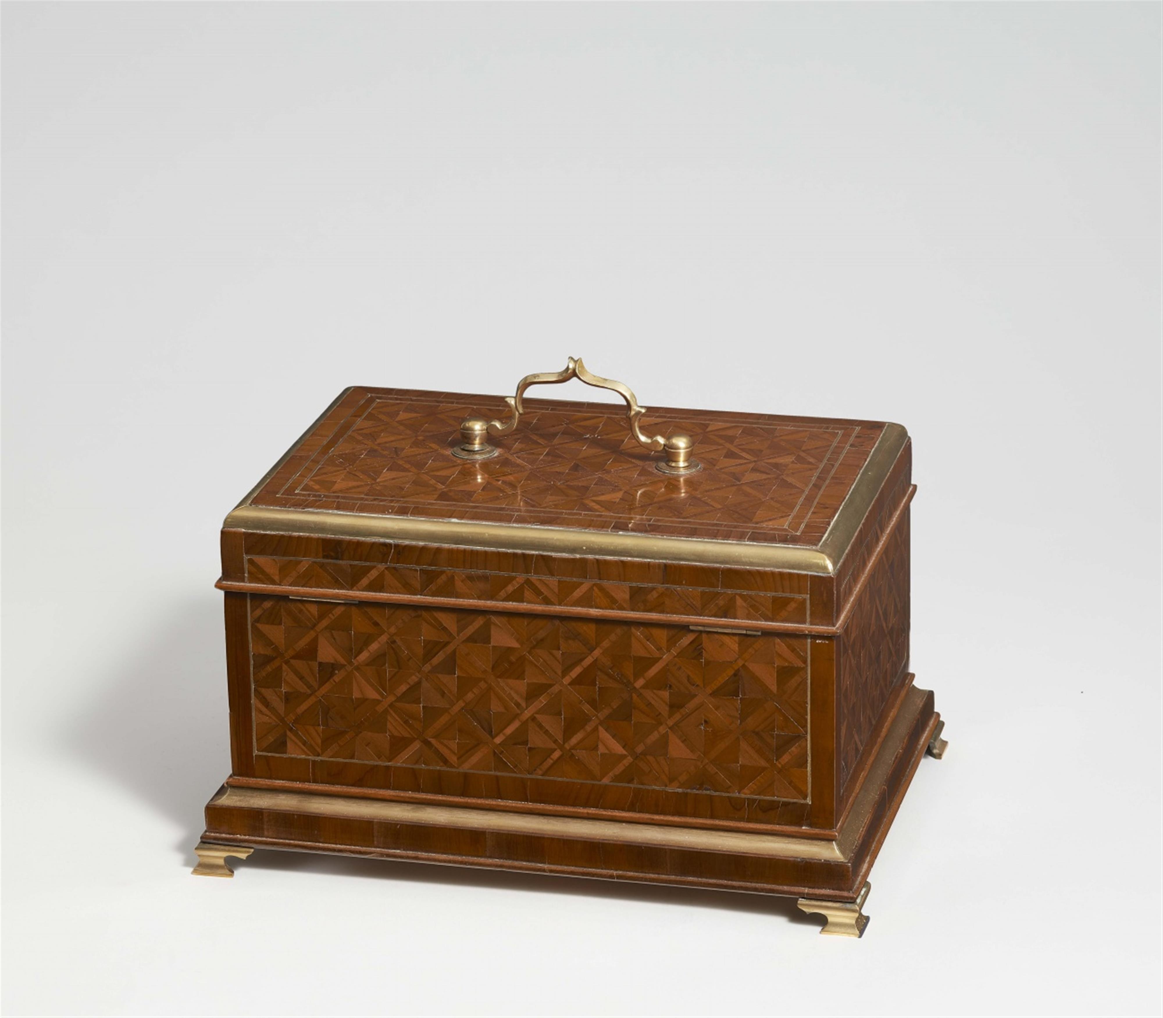 A large cherry wood box by Abraham Roentgen - image-3