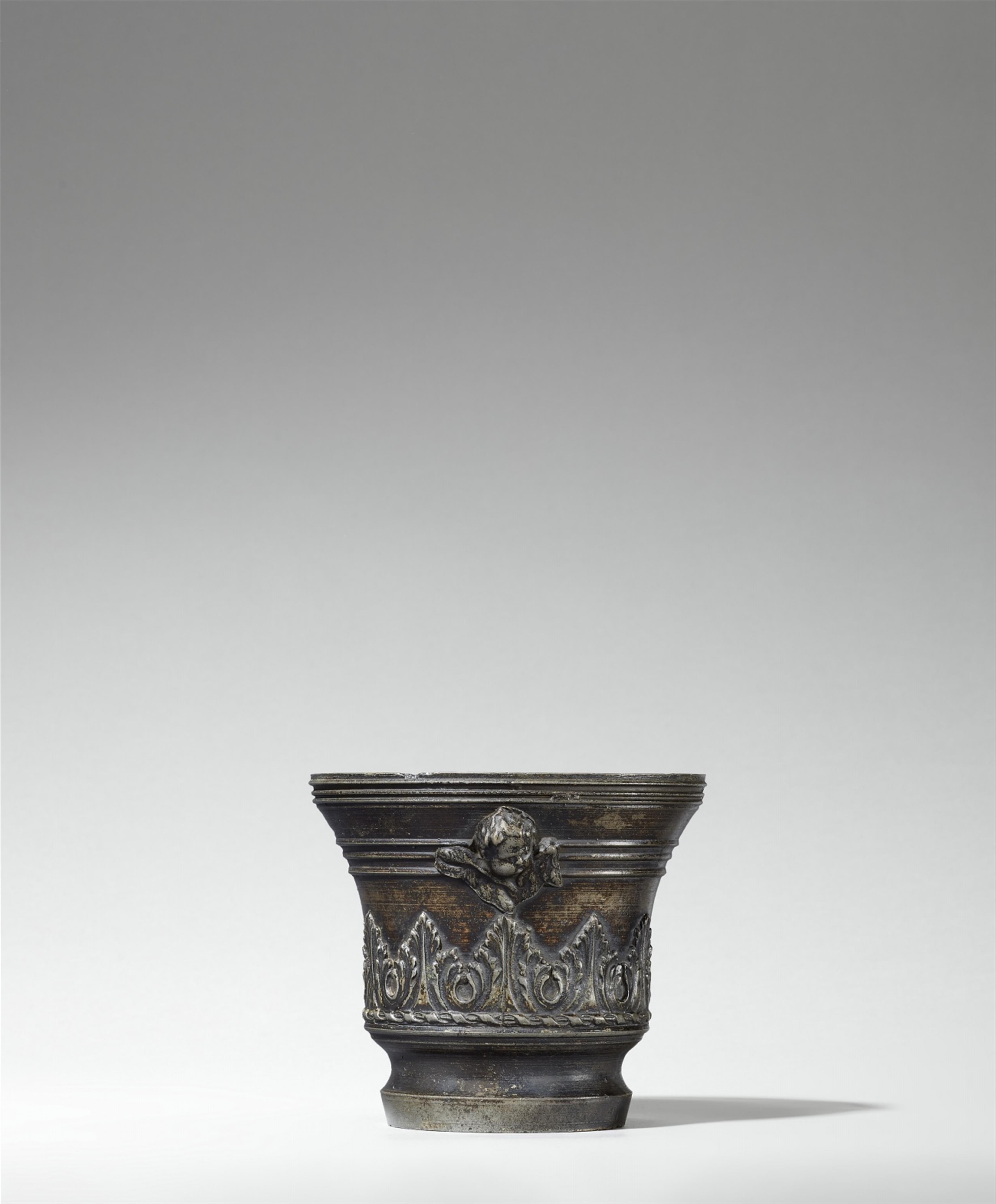 A mortar with cherub's head motifs - image-2