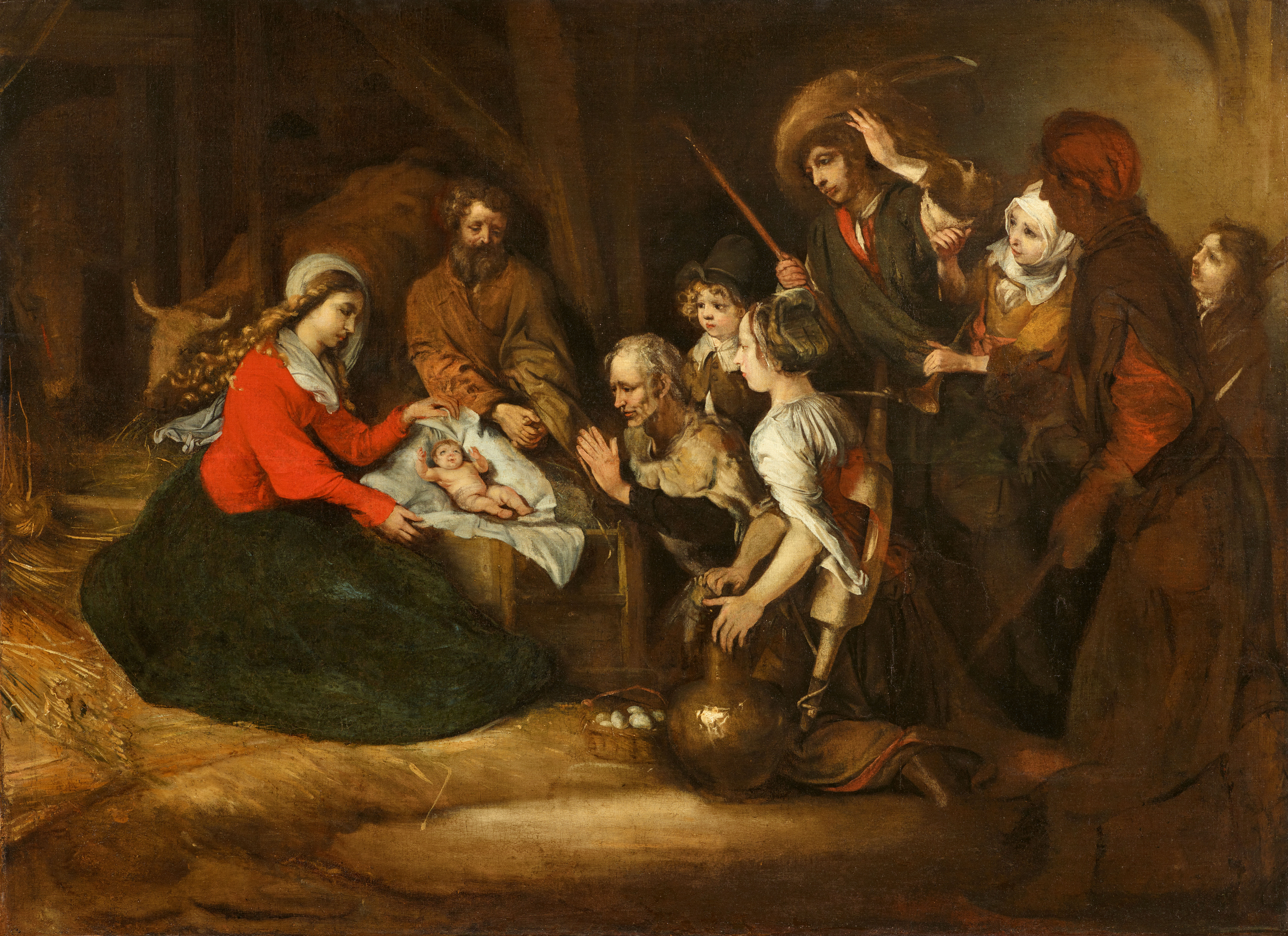 Barent Fabritius - The Adoration of the Shepherds - image-1