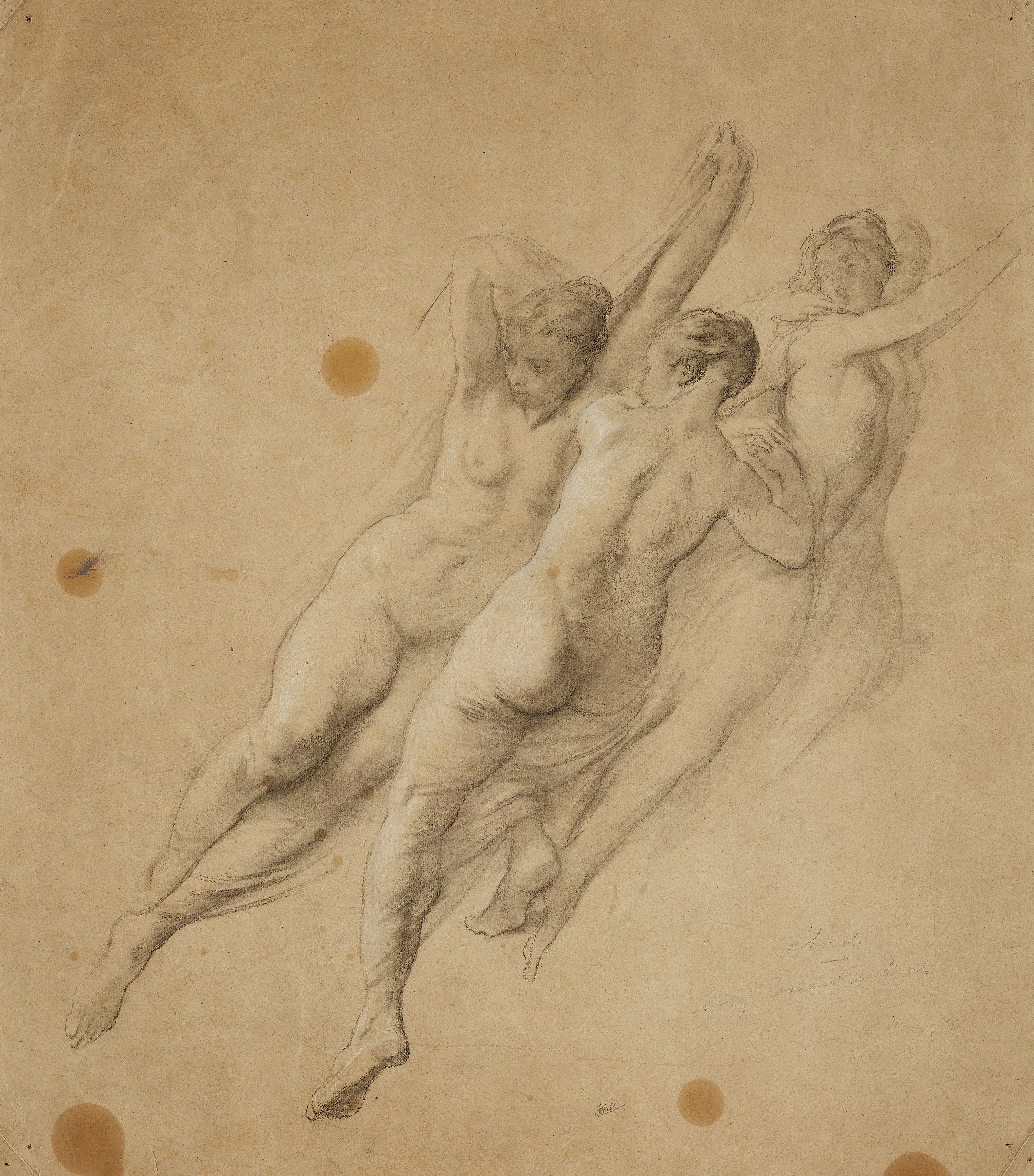 French School, 19th century - Study of Three Nymphs
Allegory of Fame - image-1