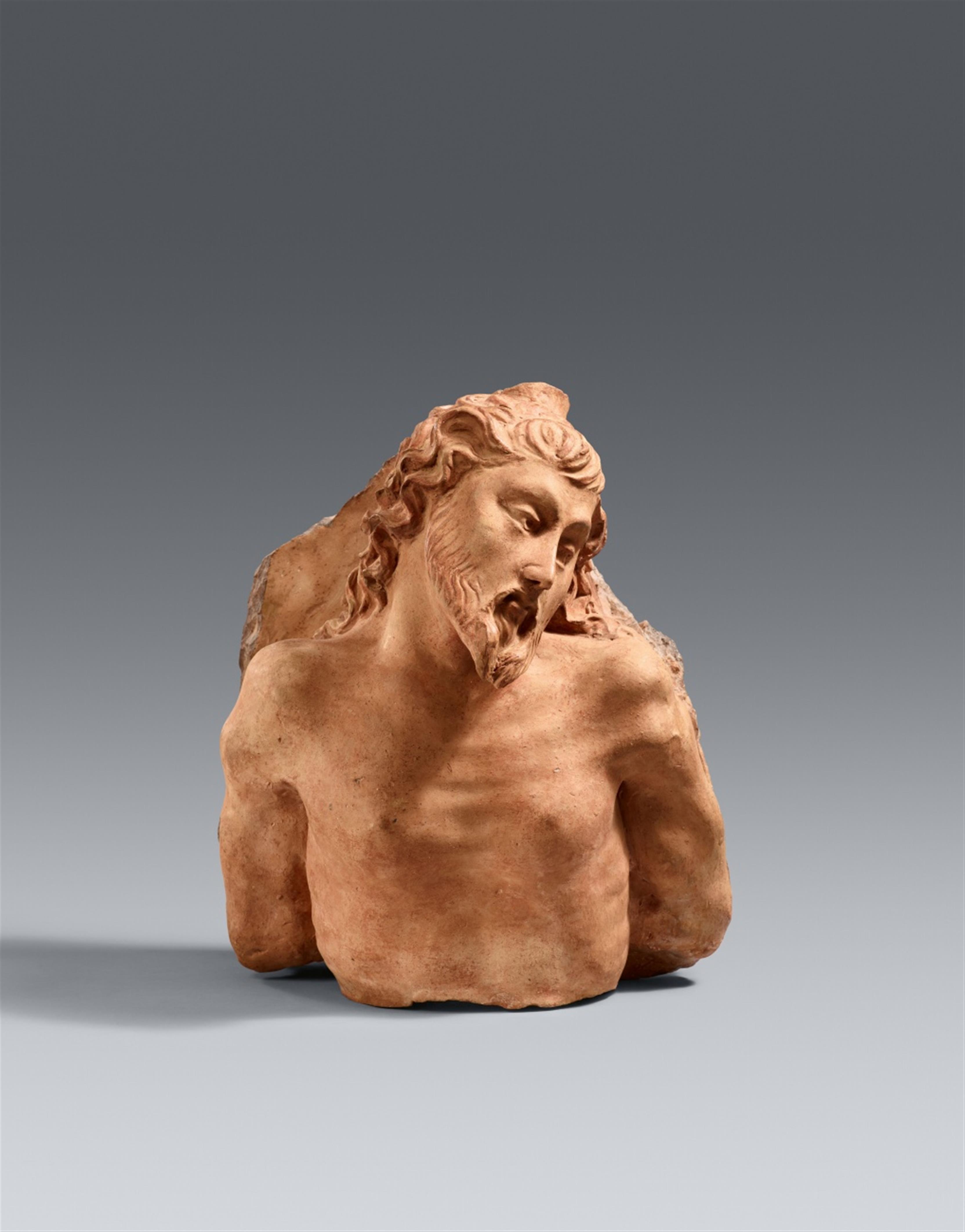 Tuscany 16th century - A 16th century Tuscan terracotta figure of Christ bound - image-1