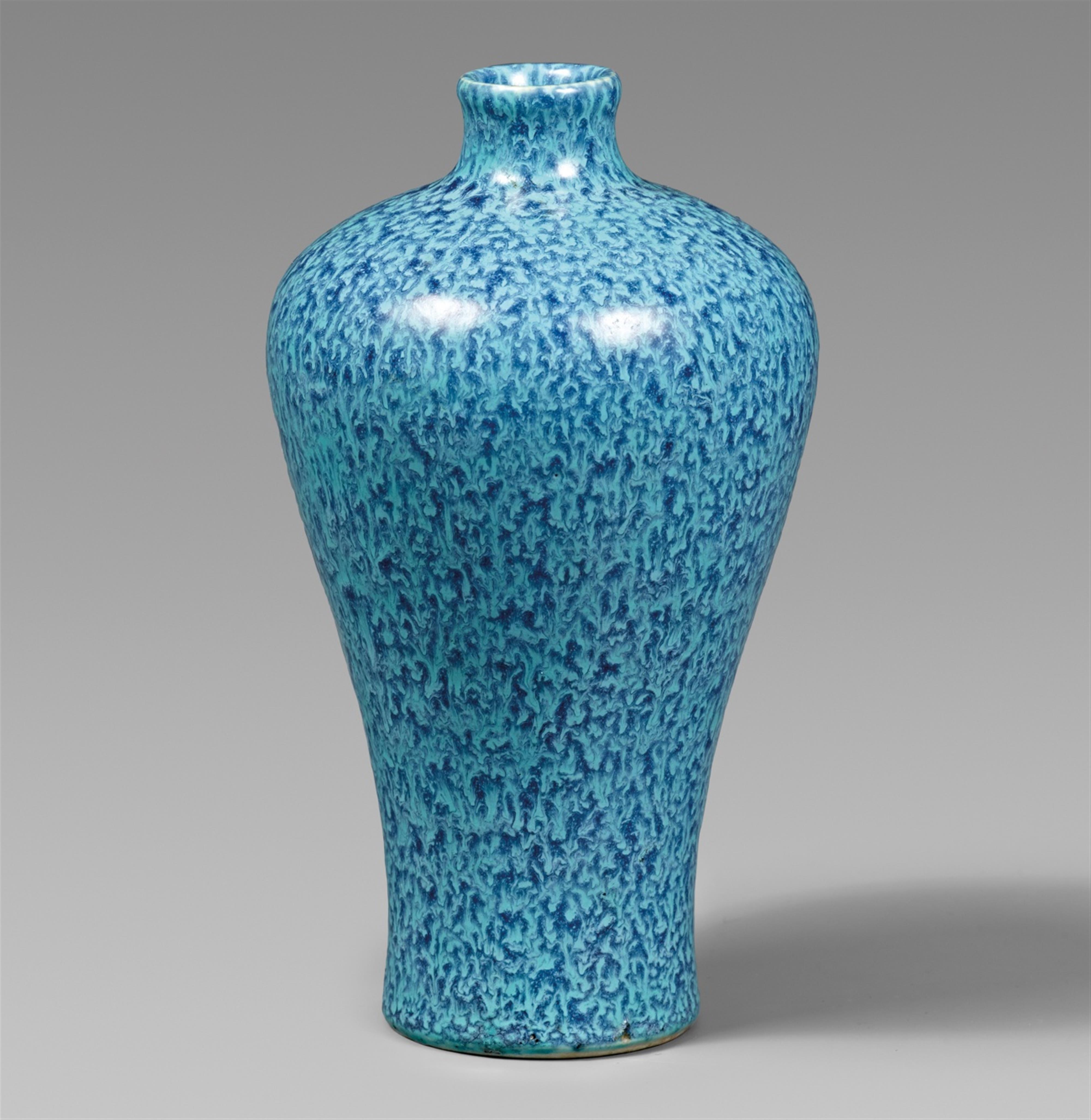 Kleine meiping-Vase mit robin's egg-Glasur. Qianlong-Periode (1735-1796) - image-1