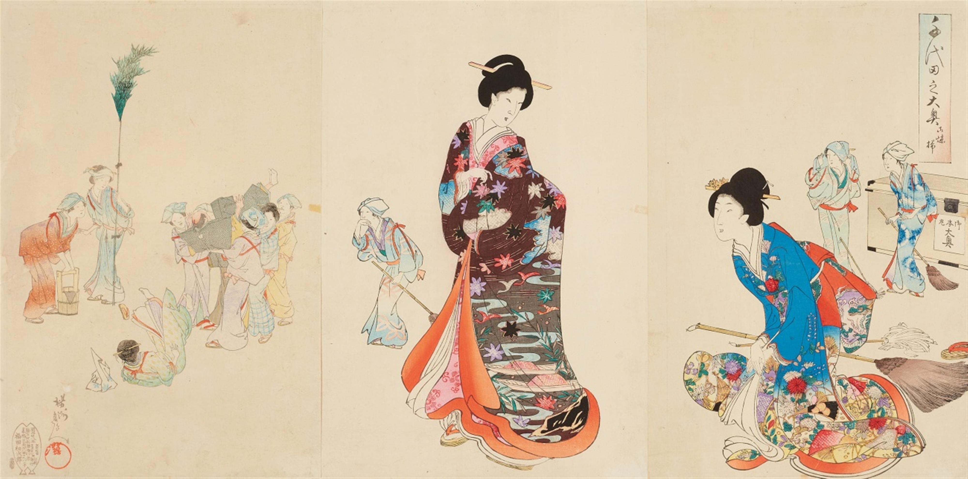 Ogata Gekko - Ogata Gekkô (1859-1920) and other Meiji era artists - image-4