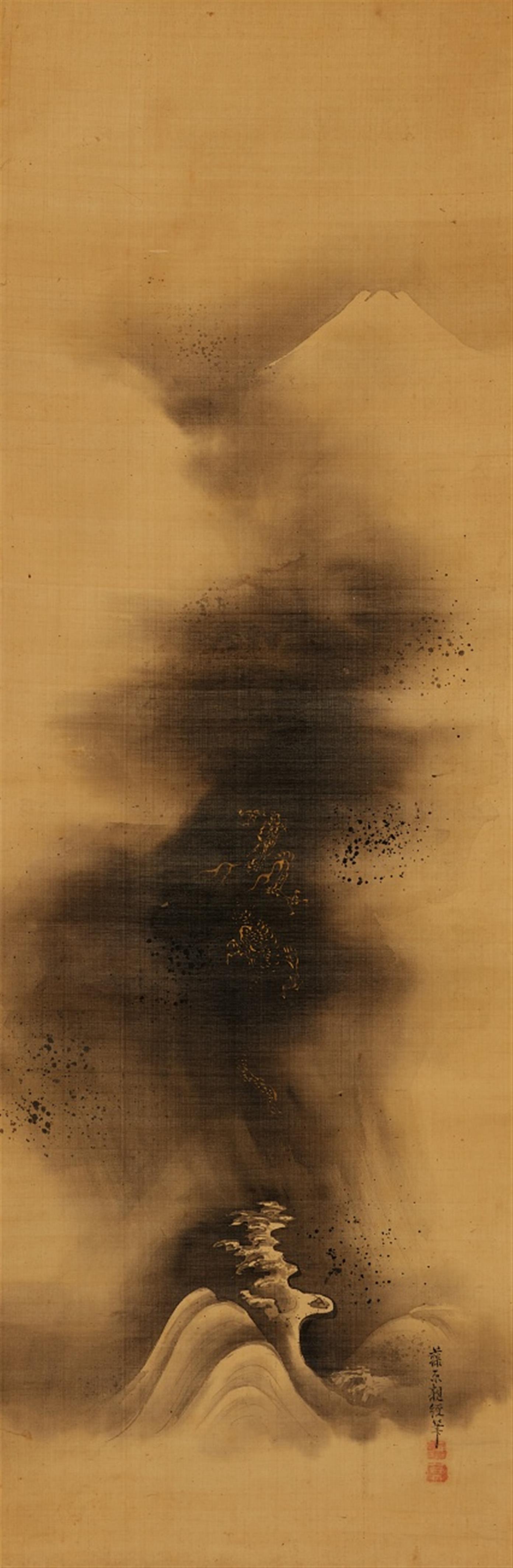 Fujiwara Chikatsune (Naritsune). Spätes 18./19. Jh. - image-1