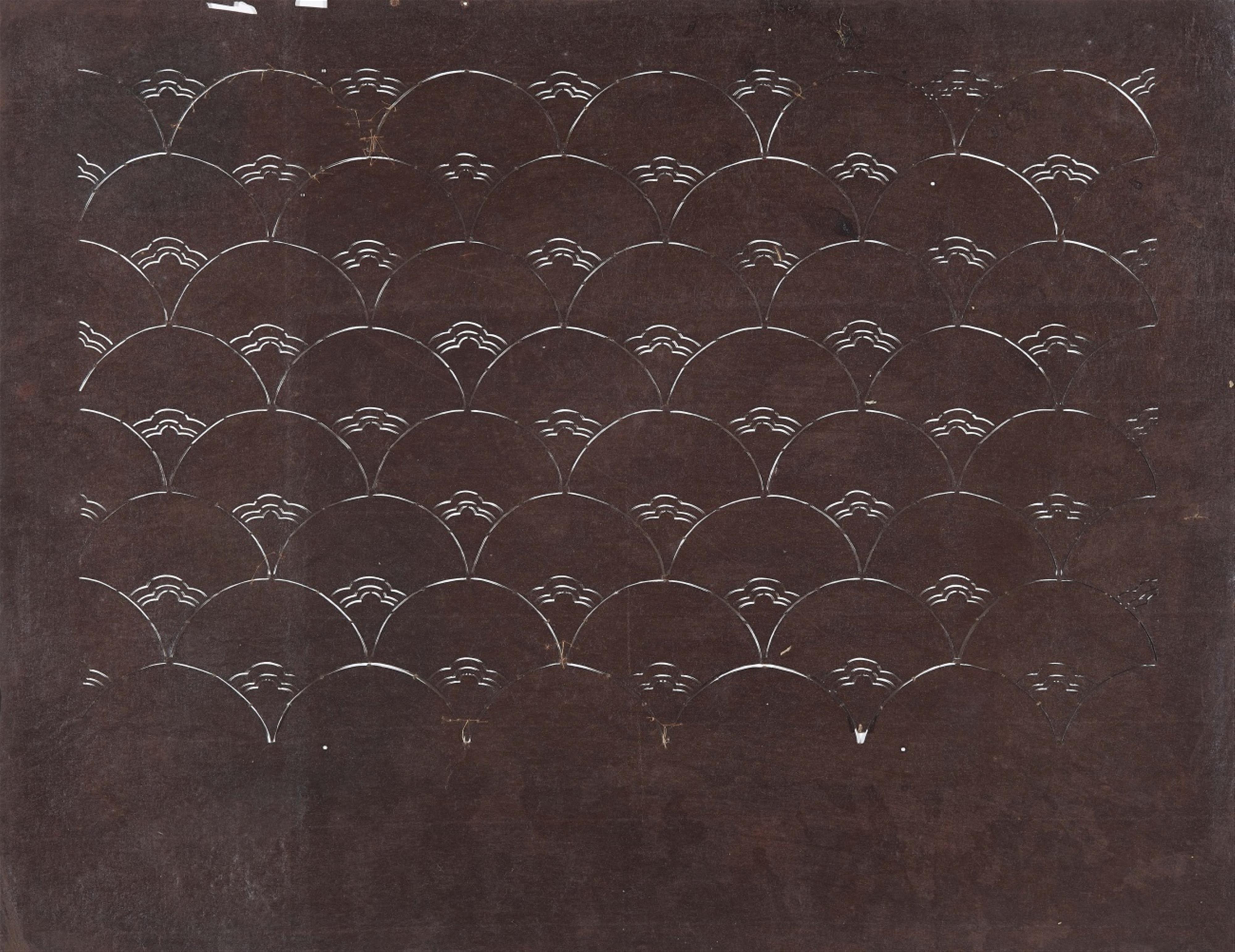 61 chuban paper stencils (katakami). Late 19th/early 20th century - image-2