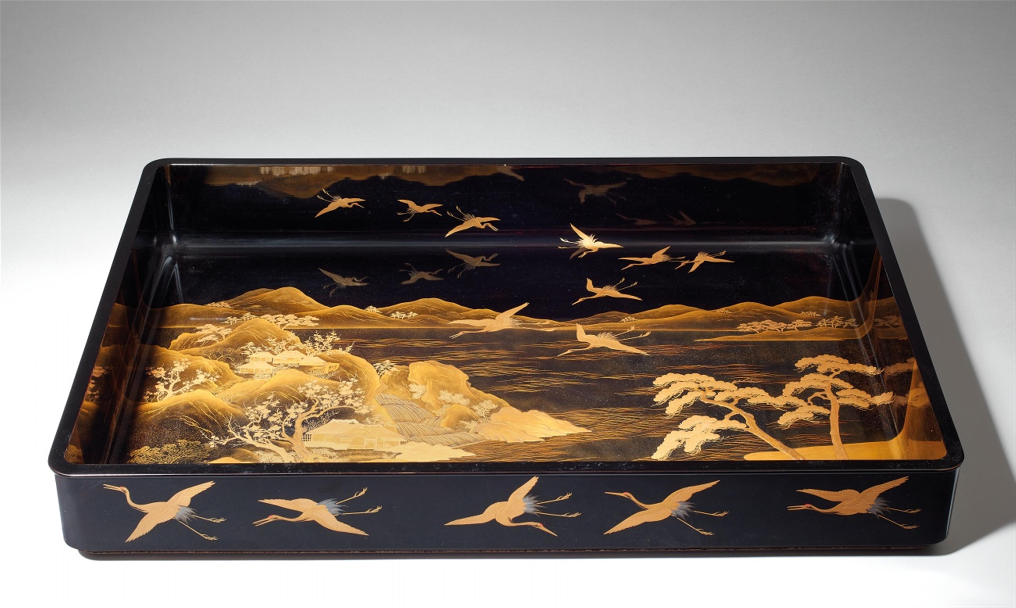 Very large tray (hirobuta). First half 20th century - image-1