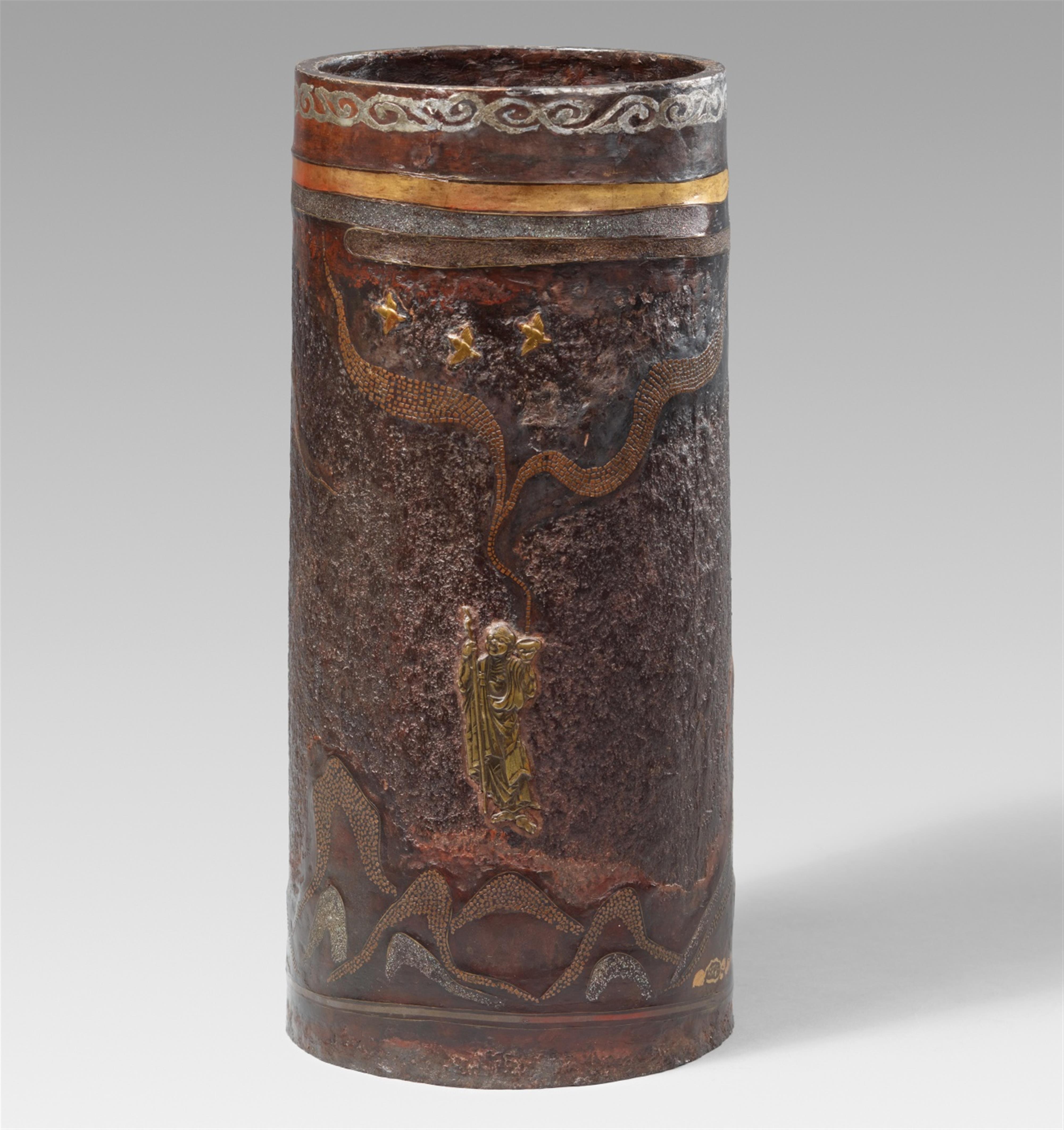 A large iron vase. Around 1870/1880 - image-1